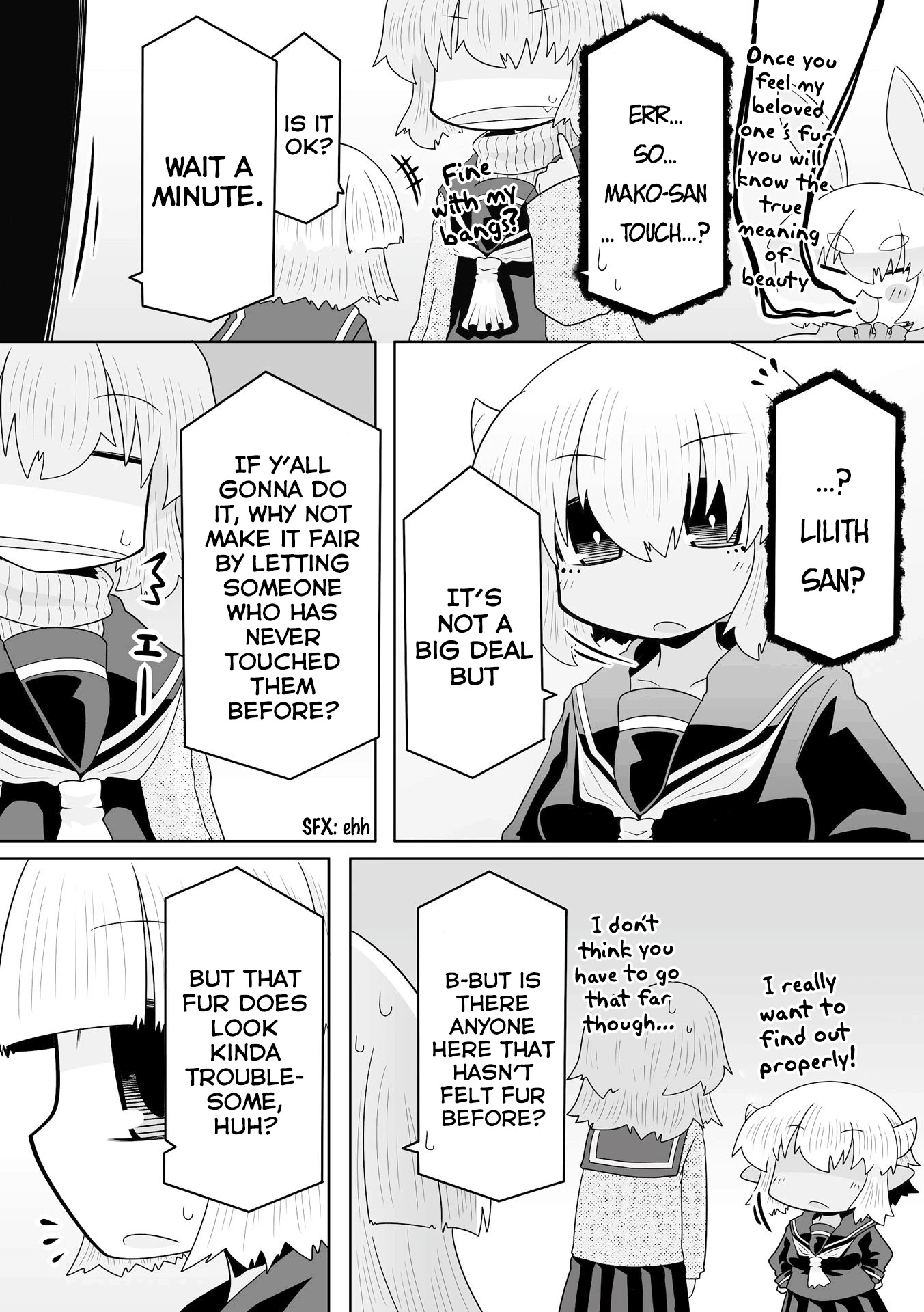 Mako-san to Hachisuka-kun. Chapter 41 page 4 - Chapter 41: Comparison