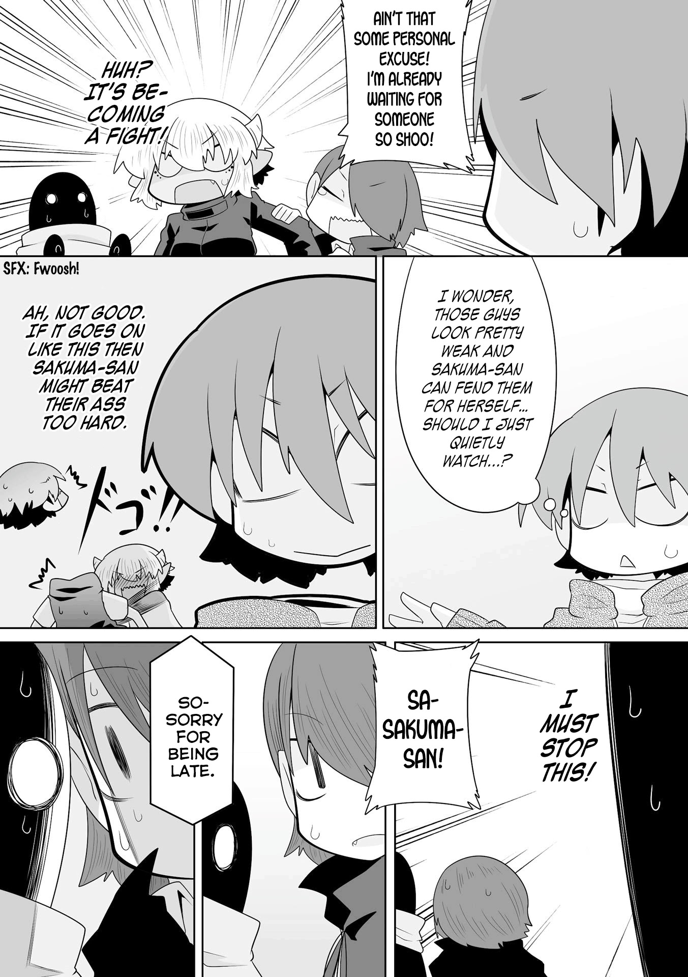 Mako-san to Hachisuka-kun. Chapter 43 page 7 - Chapter 43: Trouble