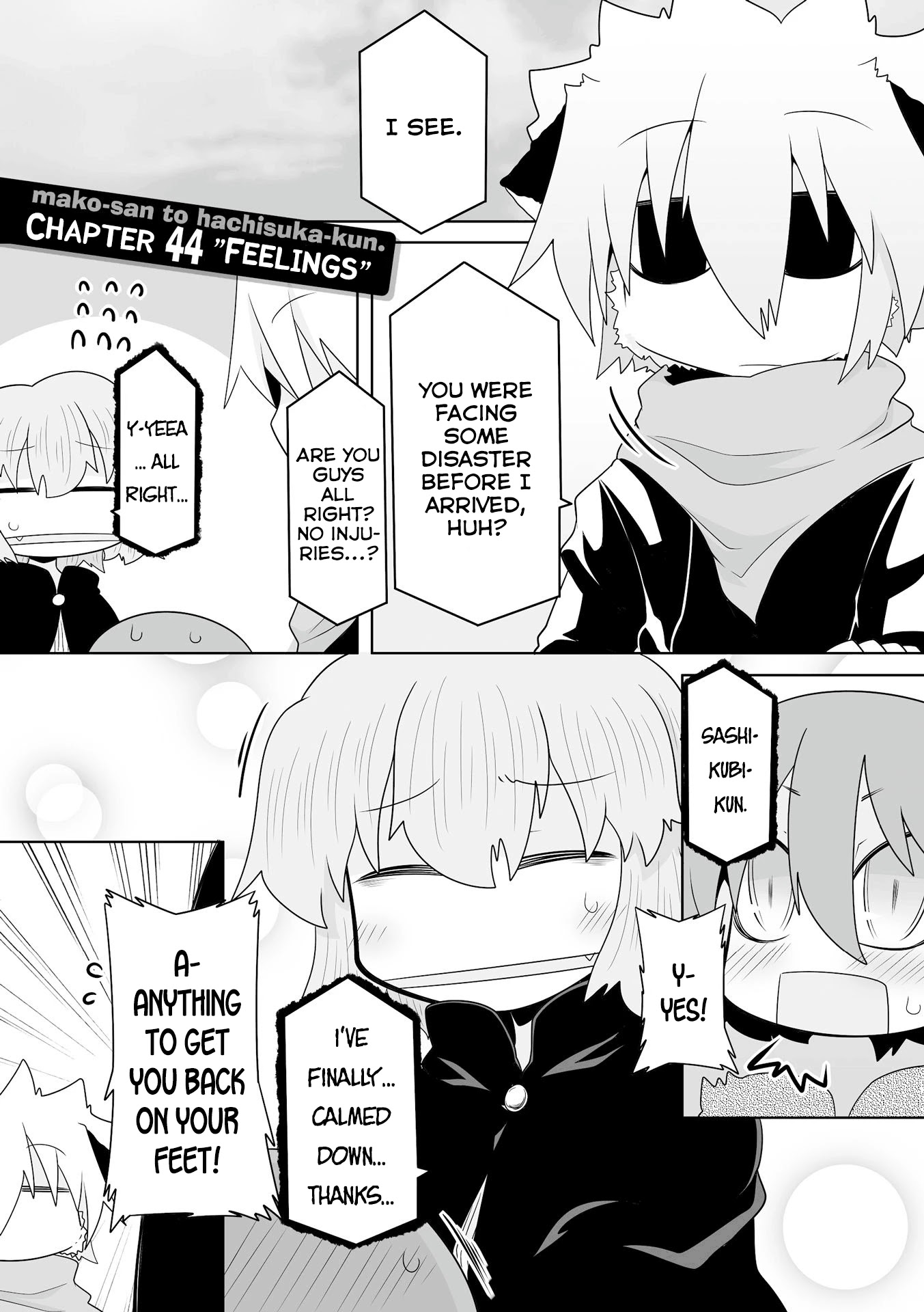 Mako-san to Hachisuka-kun. Chapter 44 page 1 - Chapter 44: Feelings