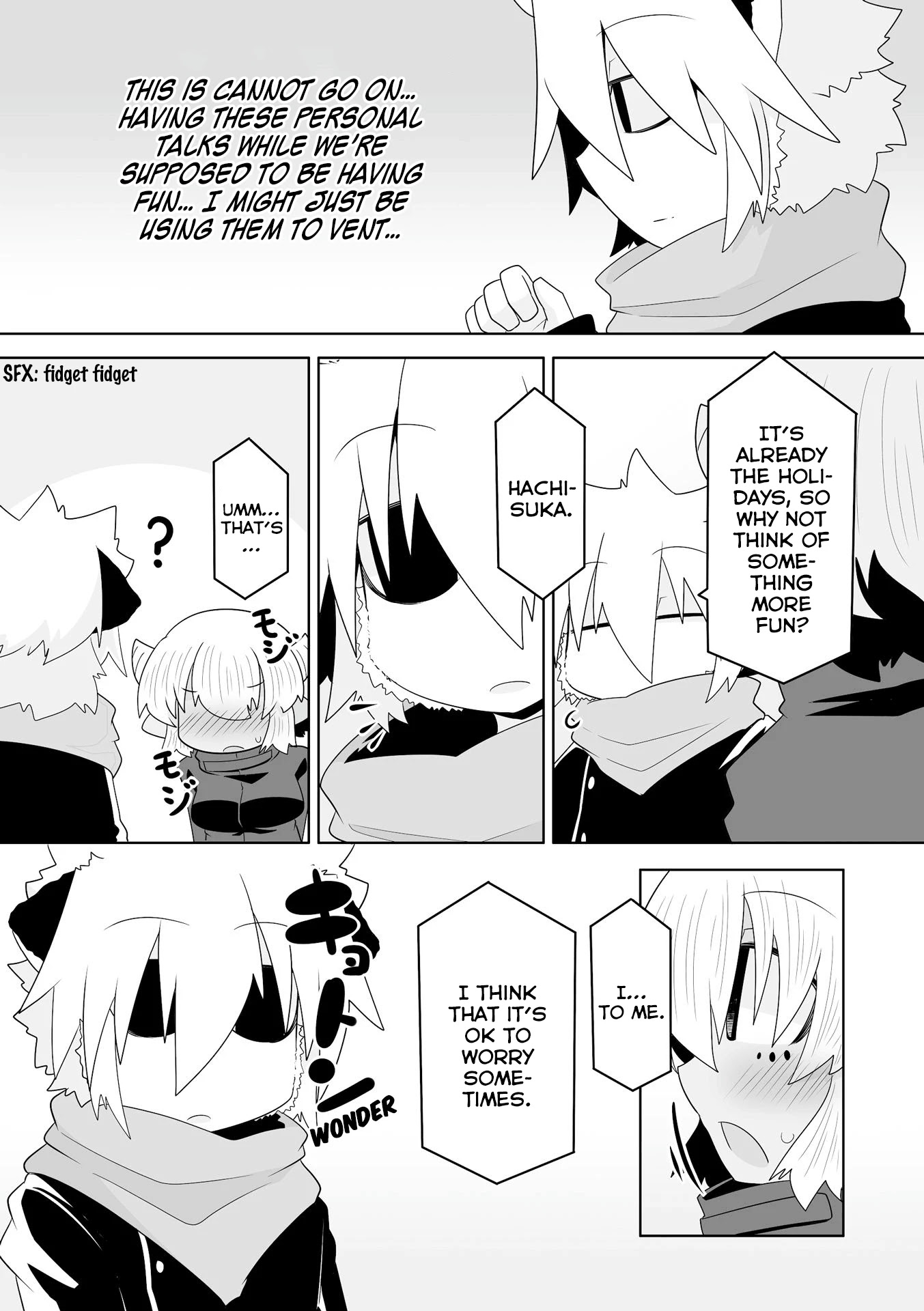 Mako-san to Hachisuka-kun. Chapter 44 page 6 - Chapter 44: Feelings