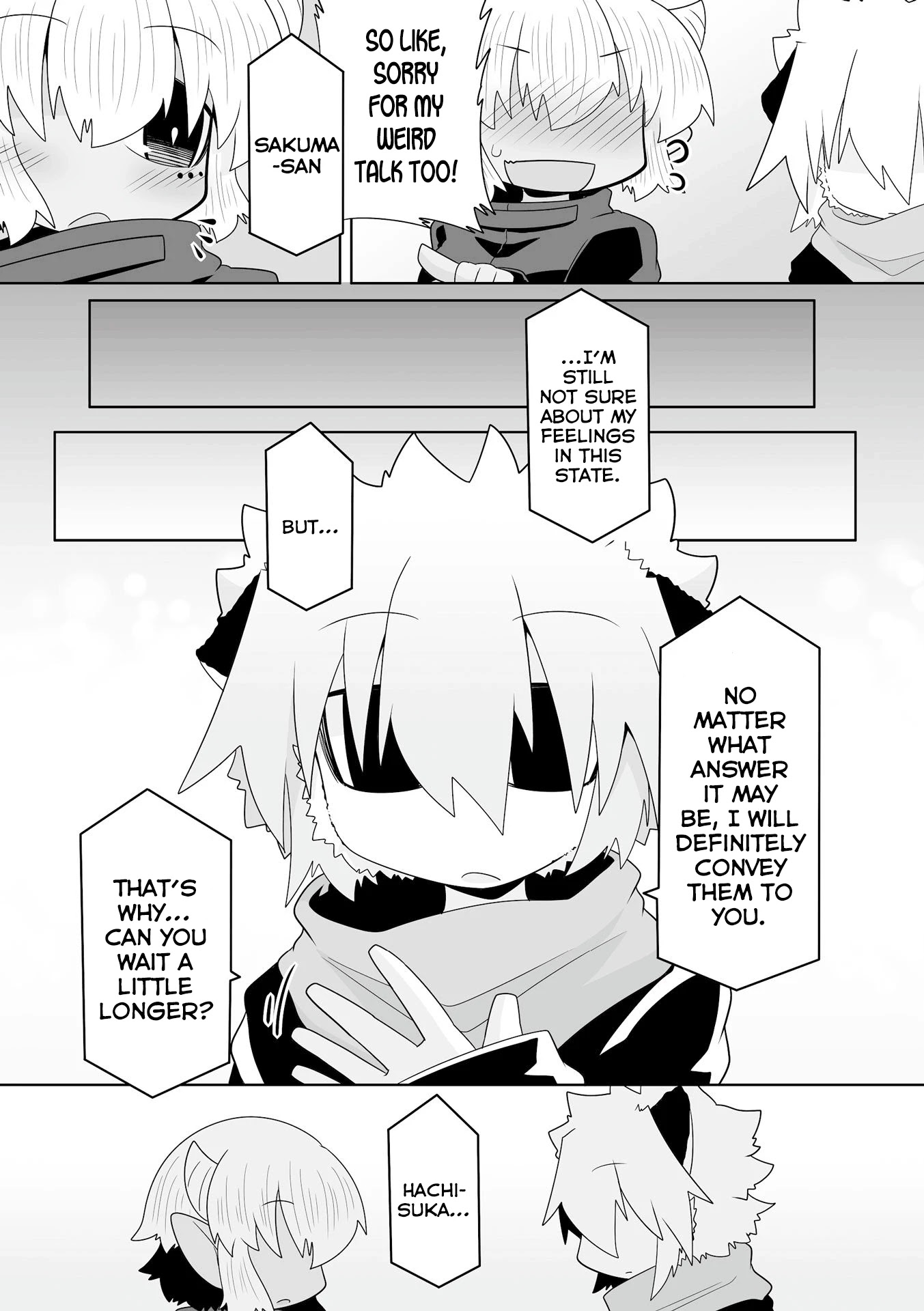 Mako-san to Hachisuka-kun. Chapter 44 page 9 - Chapter 44: Feelings