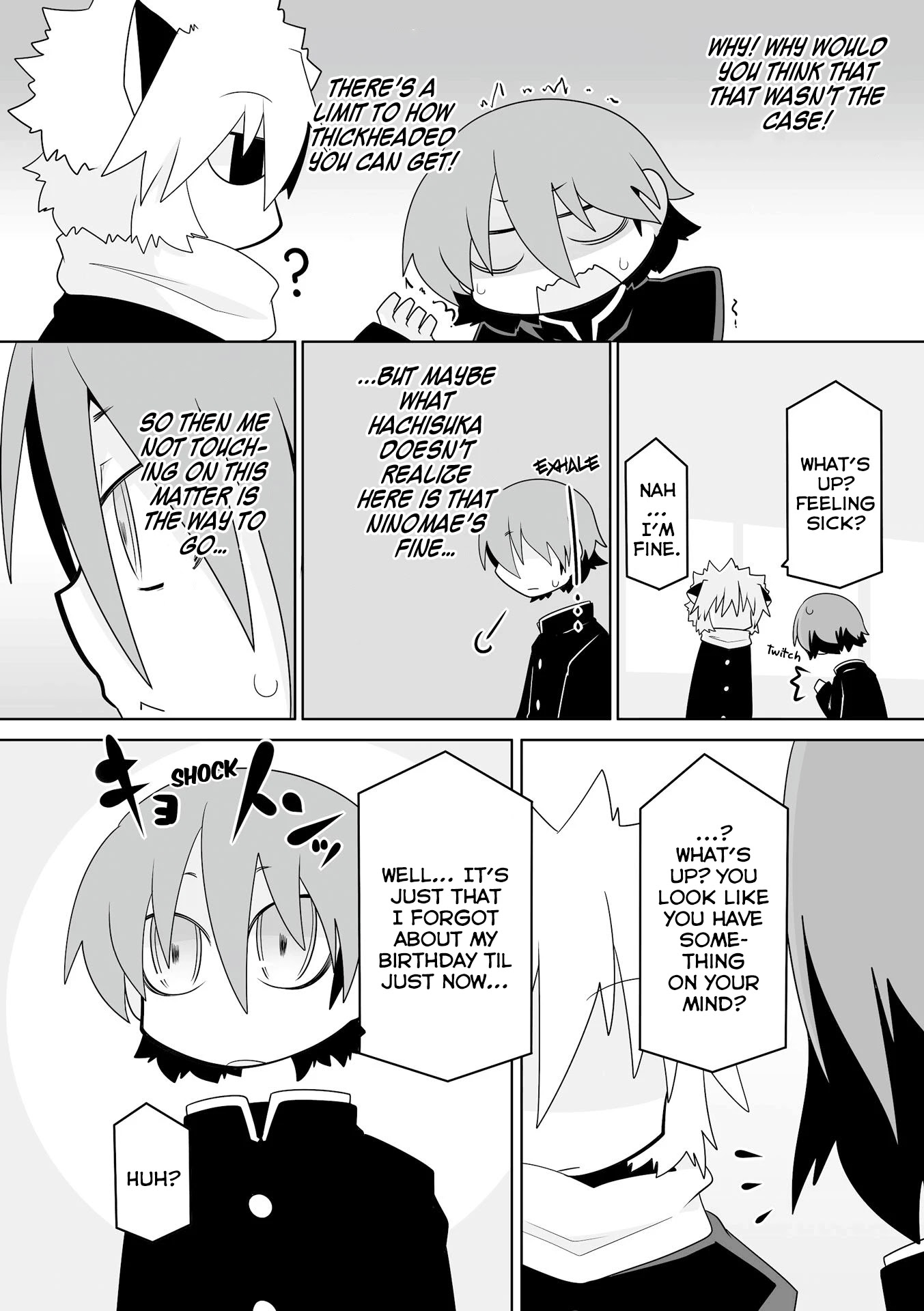 Mako-san to Hachisuka-kun. Chapter 46 page 6 - Chapter 46: Thickheaded