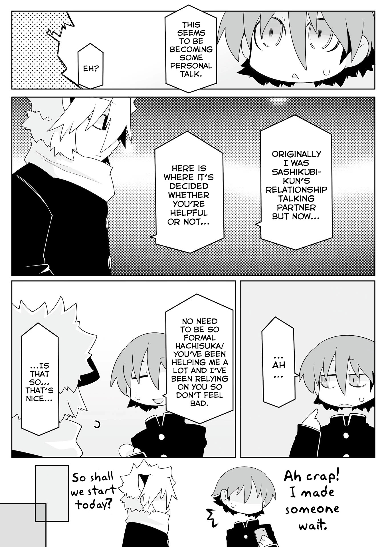 Mako-san to Hachisuka-kun. Chapter 46 page 9 - Chapter 46: Thickheaded
