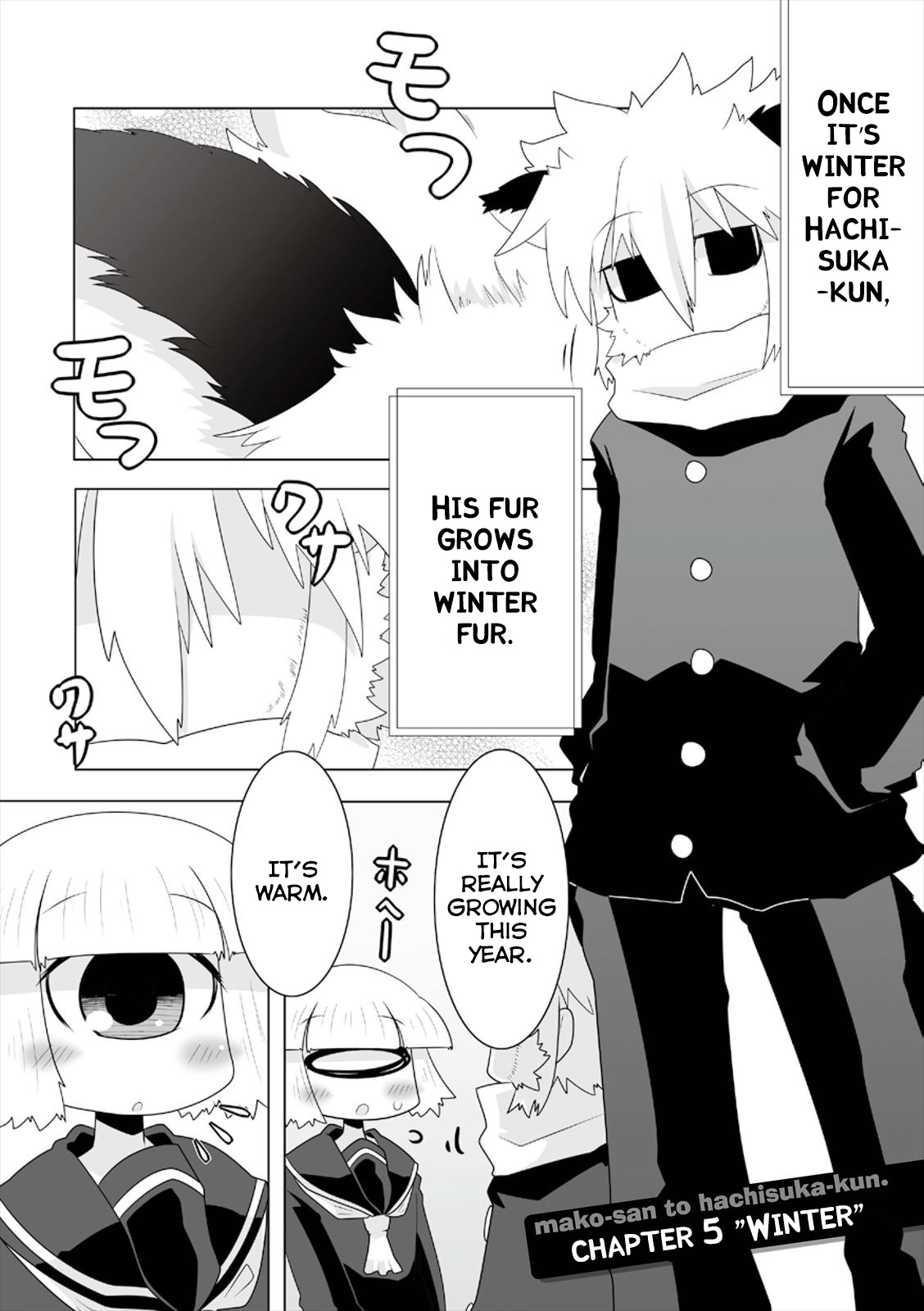 Mako-san to Hachisuka-kun. Chapter 5 page 1 - Chapter 5: Winter