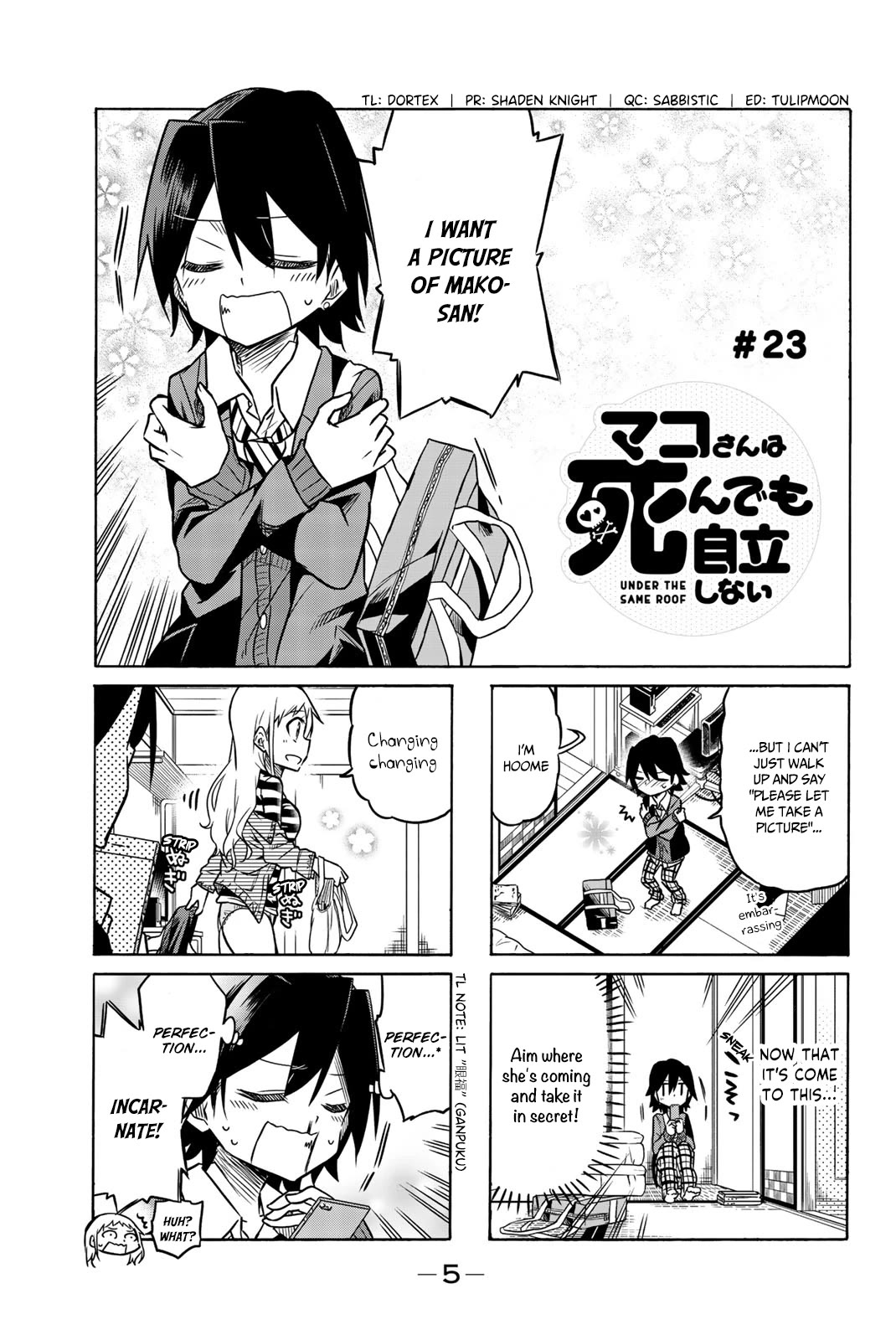 Mako-san Wa Shindemo Jiritsu Shinai Chapter 23 page 6 - Chapter 23