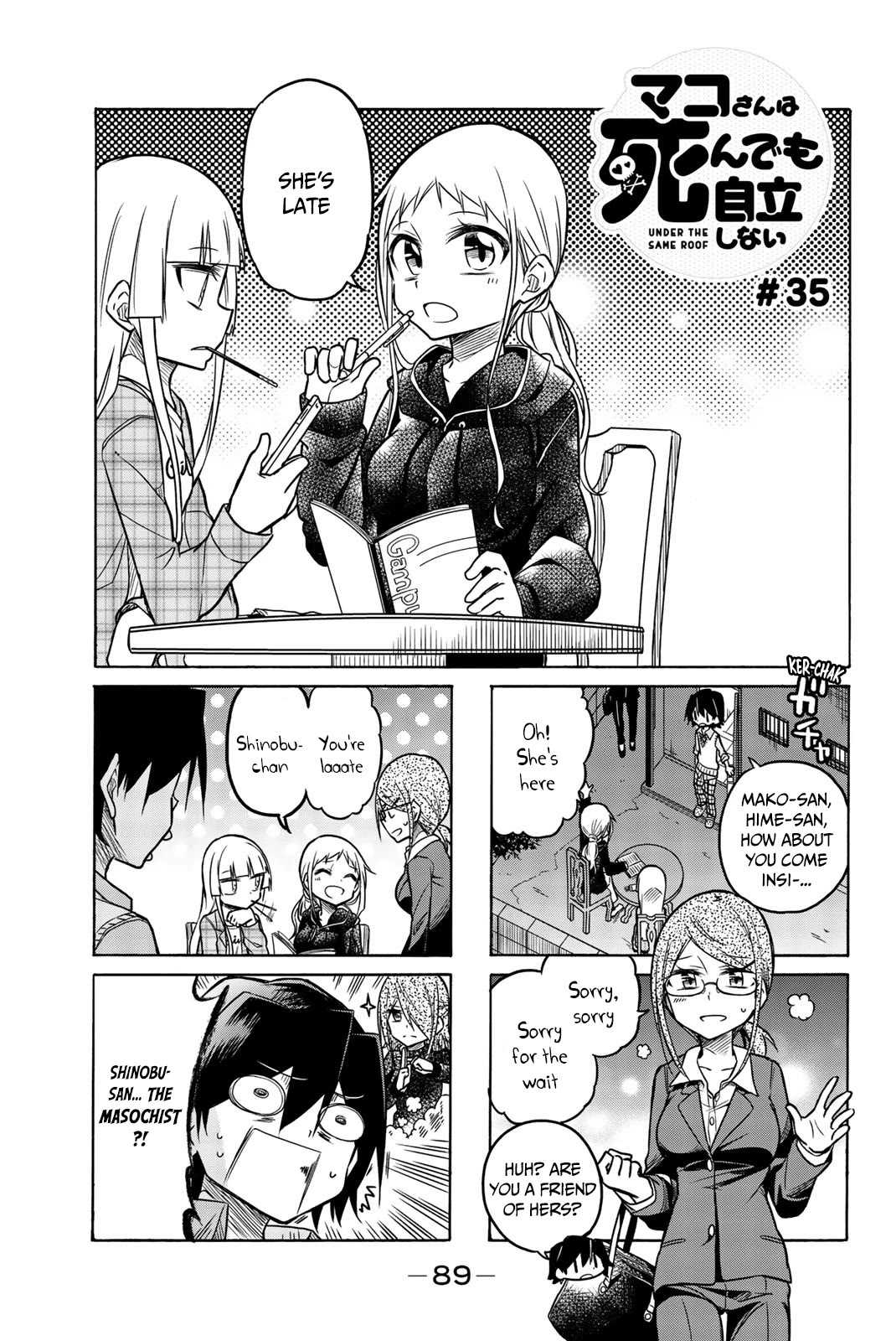 Mako-san Wa Shindemo Jiritsu Shinai Chapter 35 page 2 - Chapter 35