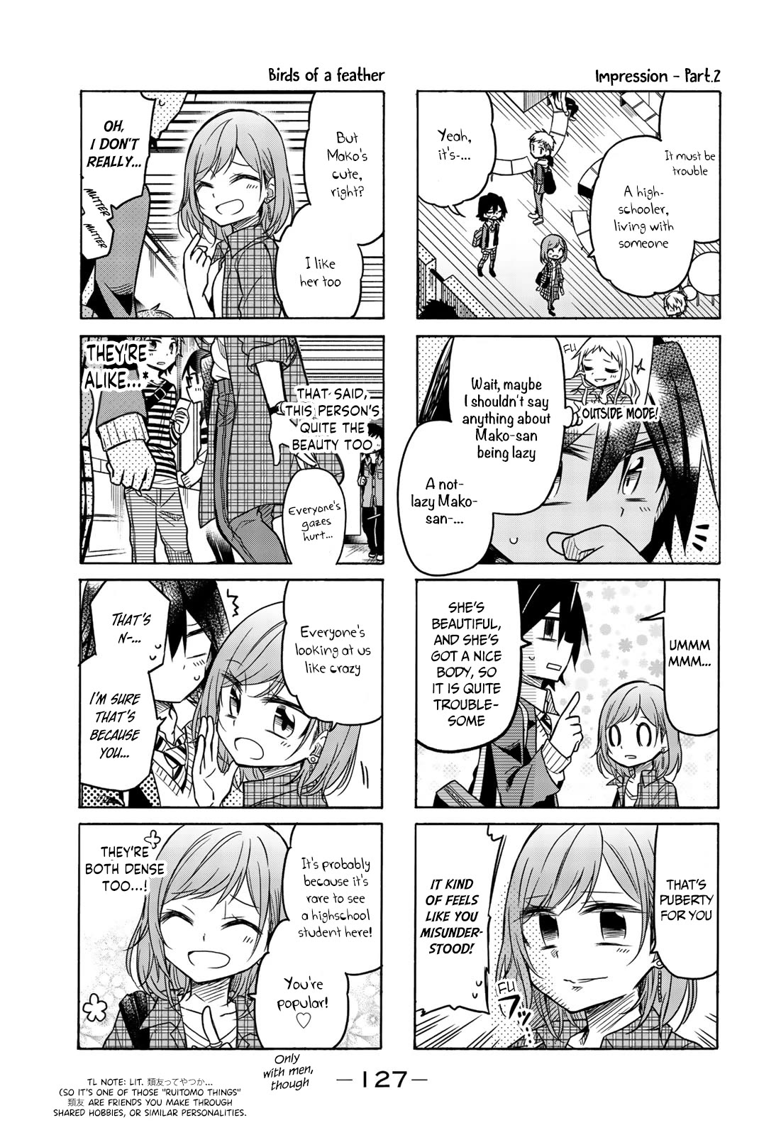 Mako-san Wa Shindemo Jiritsu Shinai Chapter 40 page 4 - Chapter 40