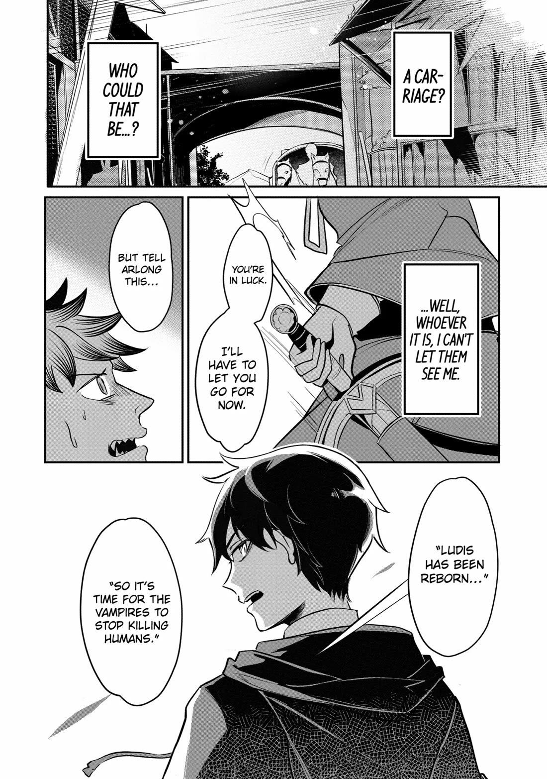 Mamono wo Shitagaeru "Teiin" wo Motsu Tensei Kenjya~ Katsute no Maho to Jyuma de Hissori Saikyo no Bokensha ninaru~ Chapter 17 page 10 - Chapter 17: Vampire Troubles