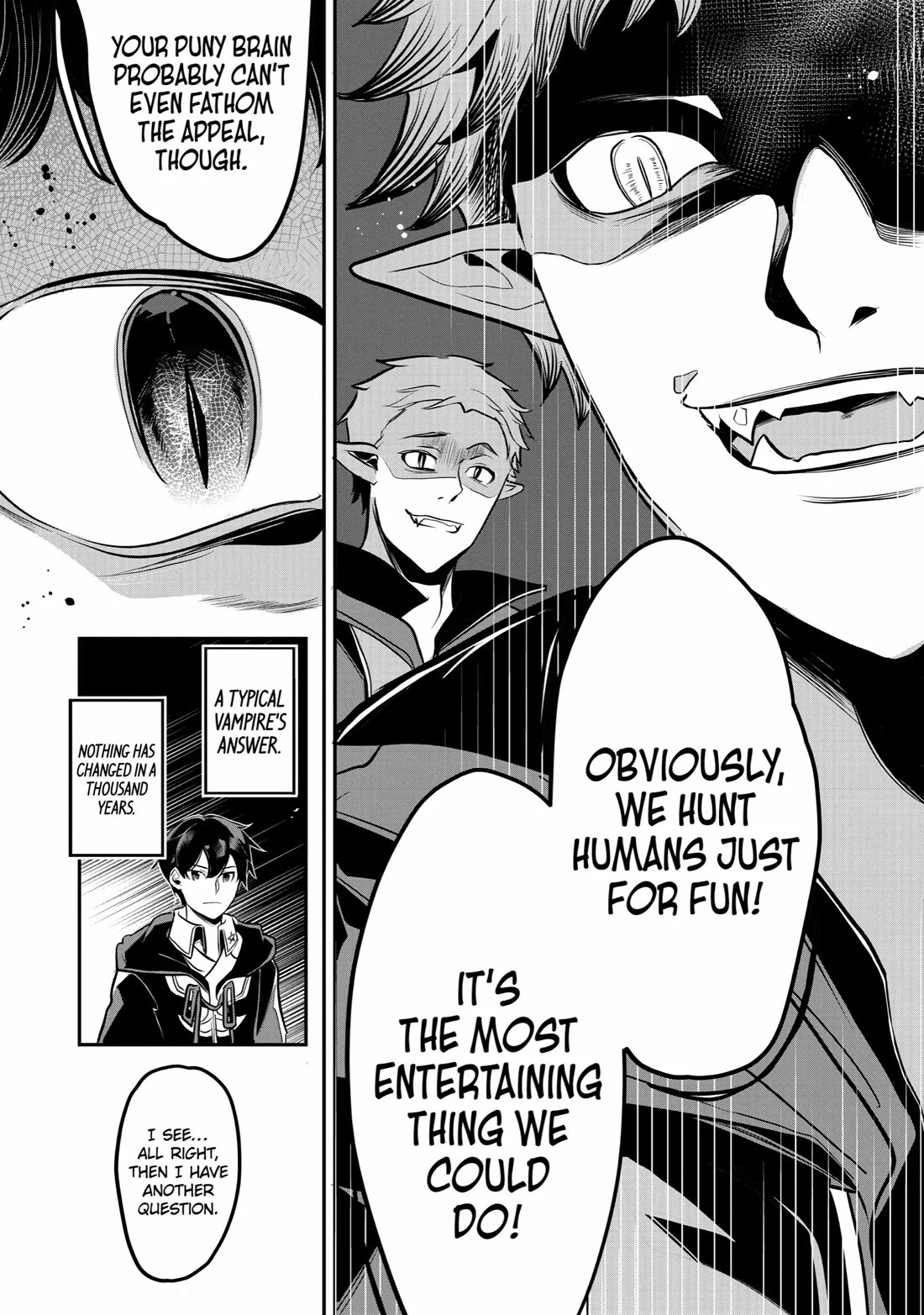 Mamono wo Shitagaeru "Teiin" wo Motsu Tensei Kenjya~ Katsute no Maho to Jyuma de Hissori Saikyo no Bokensha ninaru~ Chapter 17 page 3 - Chapter 17: Vampire Troubles