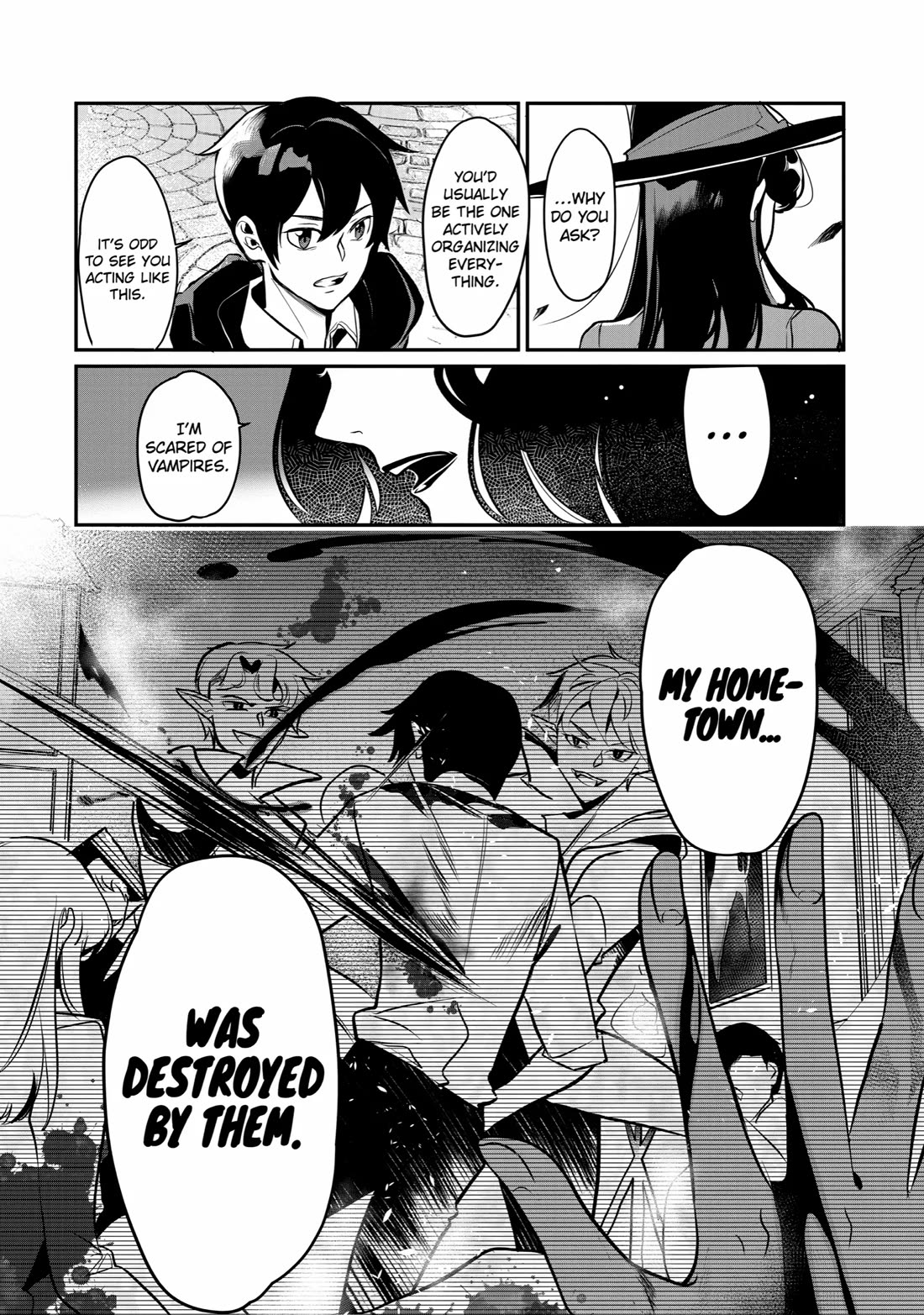 Mamono wo Shitagaeru "Teiin" wo Motsu Tensei Kenjya~ Katsute no Maho to Jyuma de Hissori Saikyo no Bokensha ninaru~ Chapter 17 page 33 - Chapter 17: Vampire Troubles