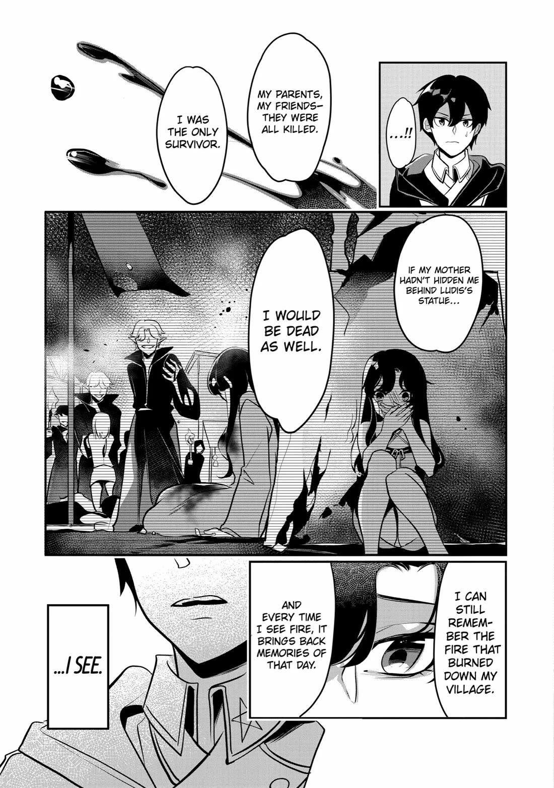 Mamono wo Shitagaeru "Teiin" wo Motsu Tensei Kenjya~ Katsute no Maho to Jyuma de Hissori Saikyo no Bokensha ninaru~ Chapter 17 page 34 - Chapter 17: Vampire Troubles