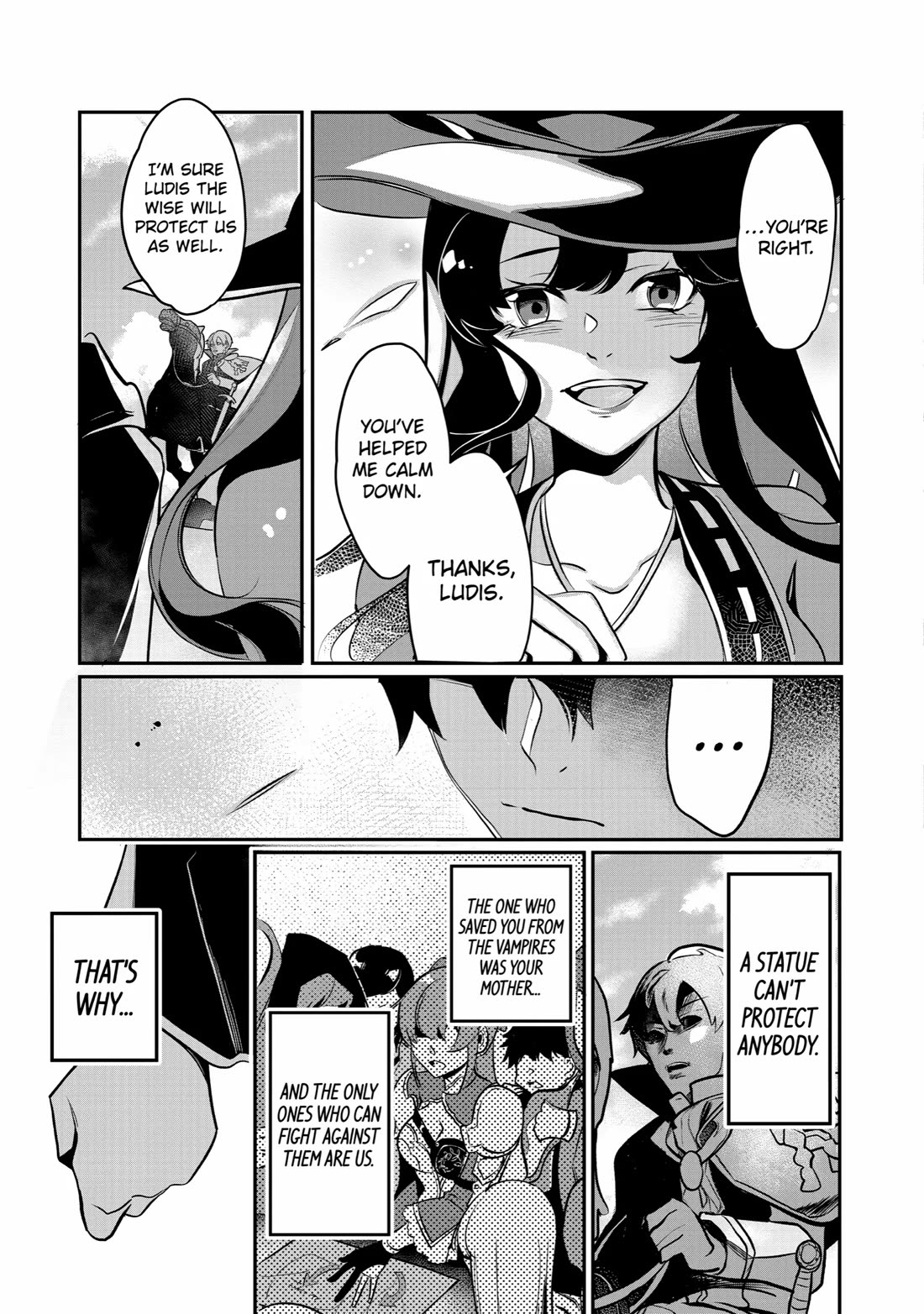 Mamono wo Shitagaeru "Teiin" wo Motsu Tensei Kenjya~ Katsute no Maho to Jyuma de Hissori Saikyo no Bokensha ninaru~ Chapter 17 page 36 - Chapter 17: Vampire Troubles