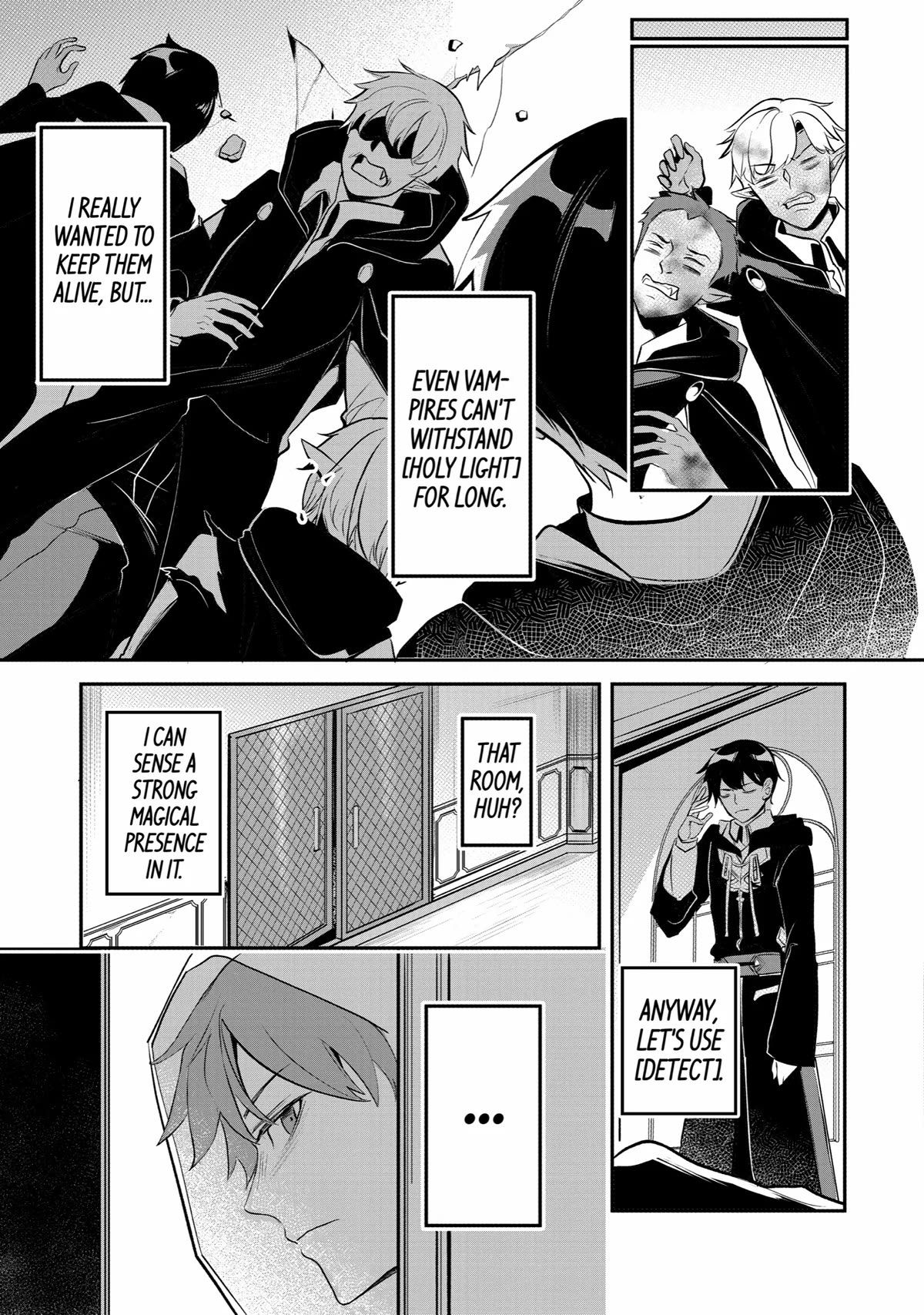 Mamono wo Shitagaeru "Teiin" wo Motsu Tensei Kenjya~ Katsute no Maho to Jyuma de Hissori Saikyo no Bokensha ninaru~ Chapter 19 page 13 - Chapter 19: Vampires on the Move