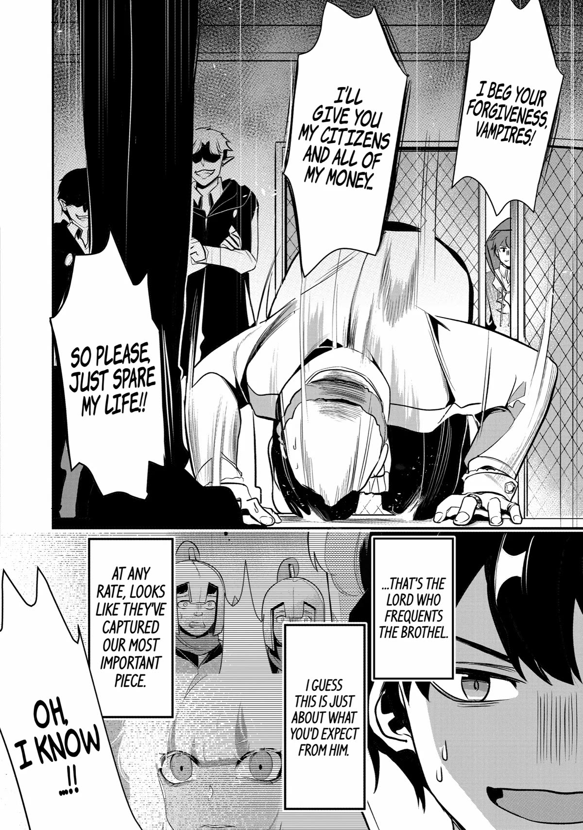 Mamono wo Shitagaeru "Teiin" wo Motsu Tensei Kenjya~ Katsute no Maho to Jyuma de Hissori Saikyo no Bokensha ninaru~ Chapter 19 page 14 - Chapter 19: Vampires on the Move