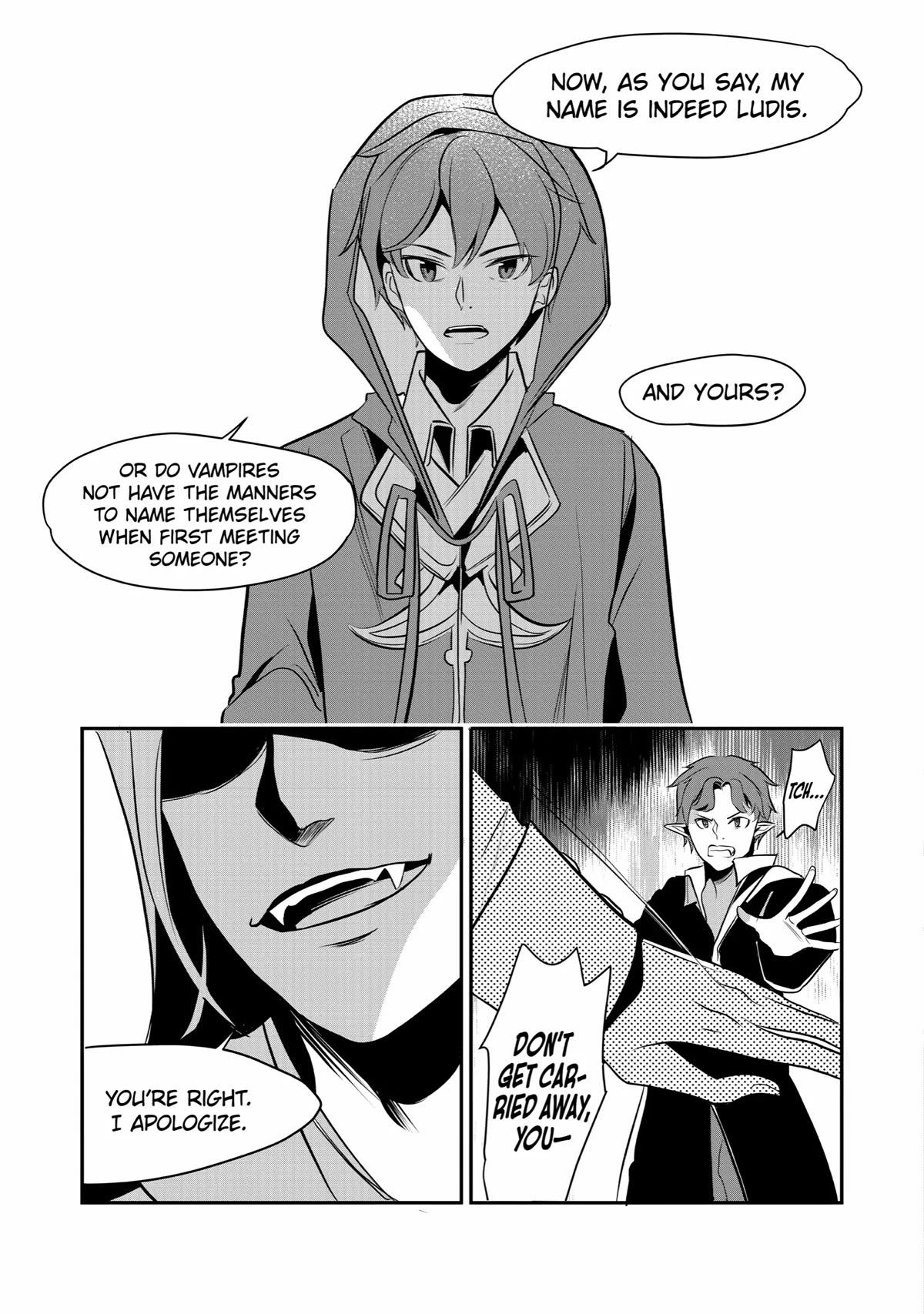 Mamono wo Shitagaeru "Teiin" wo Motsu Tensei Kenjya~ Katsute no Maho to Jyuma de Hissori Saikyo no Bokensha ninaru~ Chapter 19 page 17 - Chapter 19: Vampires on the Move