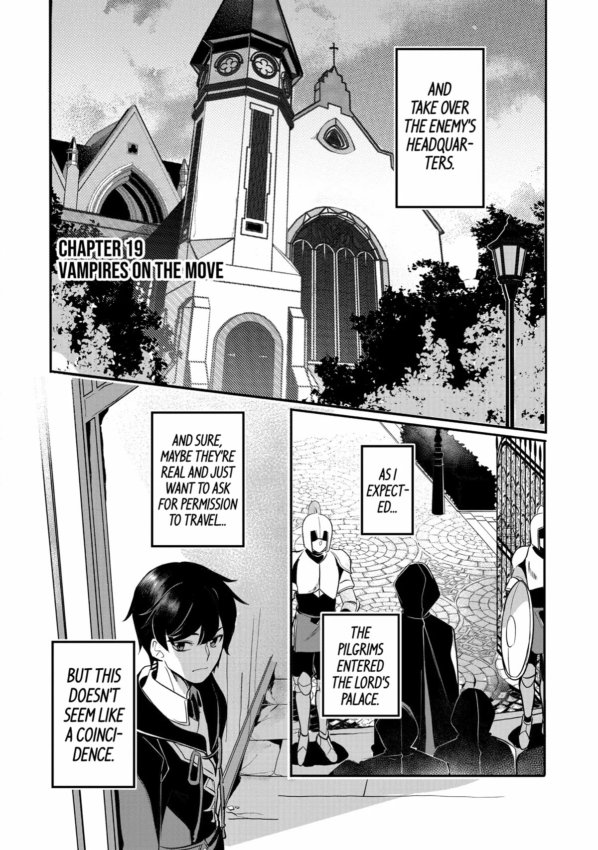 Mamono wo Shitagaeru "Teiin" wo Motsu Tensei Kenjya~ Katsute no Maho to Jyuma de Hissori Saikyo no Bokensha ninaru~ Chapter 19 page 2 - Chapter 19: Vampires on the Move