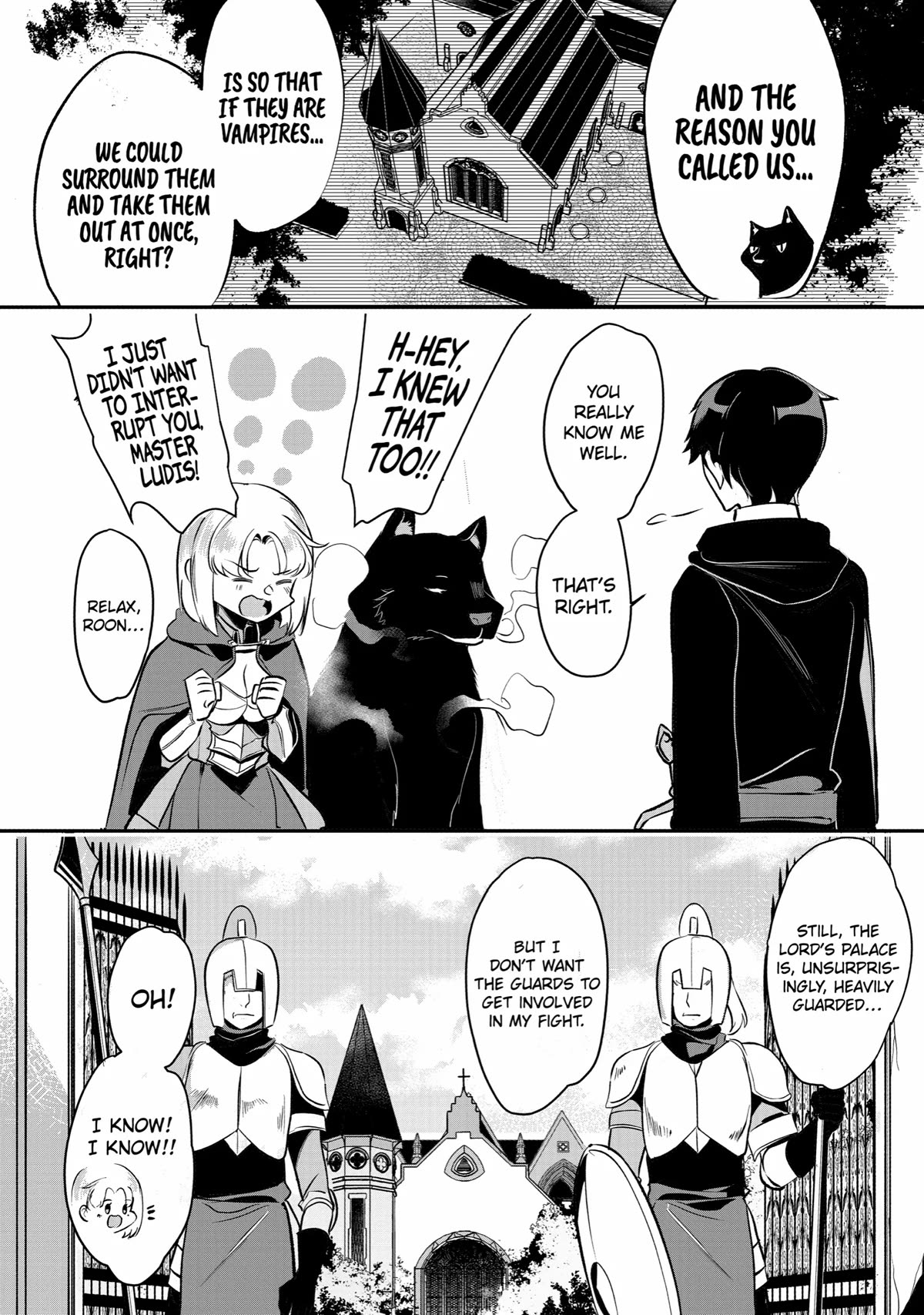 Mamono wo Shitagaeru "Teiin" wo Motsu Tensei Kenjya~ Katsute no Maho to Jyuma de Hissori Saikyo no Bokensha ninaru~ Chapter 19 page 4 - Chapter 19: Vampires on the Move