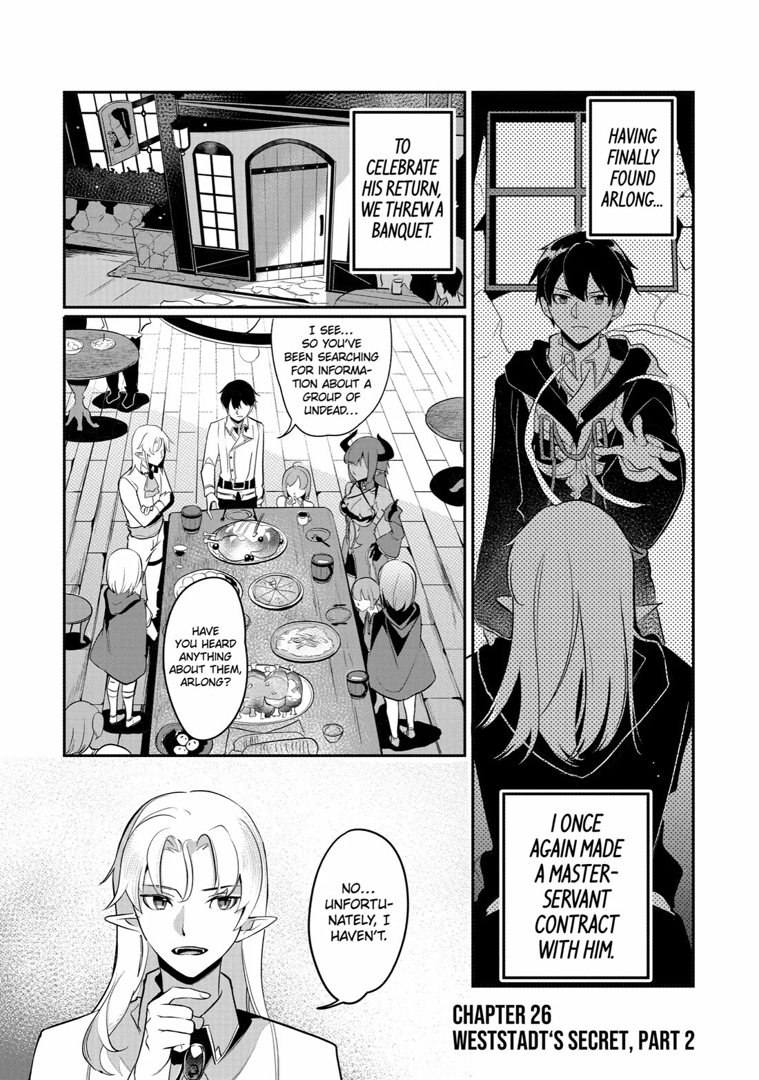 Mamono wo Shitagaeru "Teiin" wo Motsu Tensei Kenjya~ Katsute no Maho to Jyuma de Hissori Saikyo no Bokensha ninaru~ Chapter 26 page 1 - Chapter 26: Weststadt's Secret, Part 2