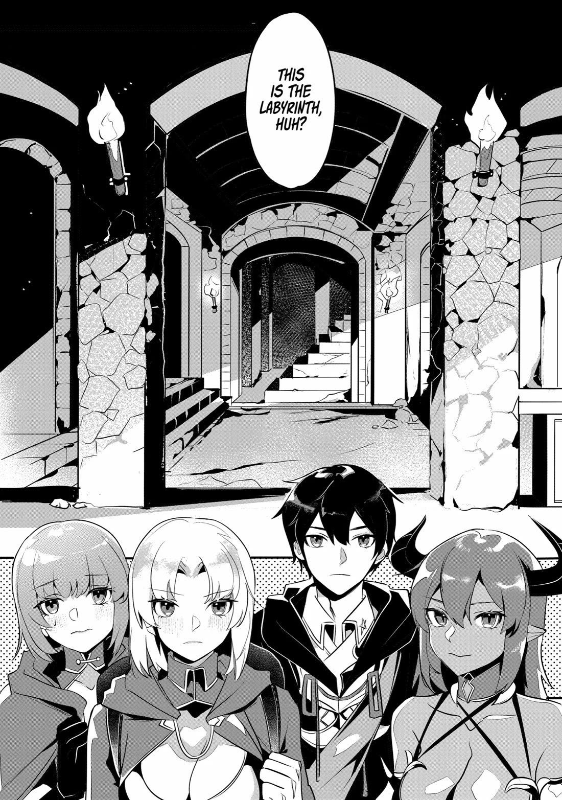 Mamono wo Shitagaeru "Teiin" wo Motsu Tensei Kenjya~ Katsute no Maho to Jyuma de Hissori Saikyo no Bokensha ninaru~ Chapter 27 page 5 - Chapter 27: Below the City