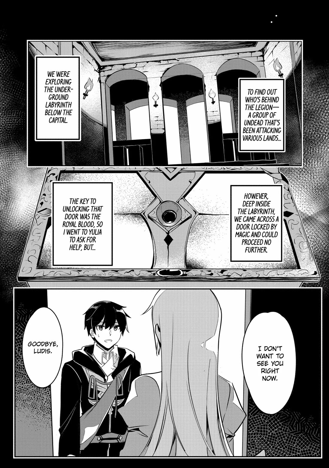 Mamono wo Shitagaeru "Teiin" wo Motsu Tensei Kenjya~ Katsute no Maho to Jyuma de Hissori Saikyo no Bokensha ninaru~ Chapter 28 page 1 - Chapter 28: Report to Yulia