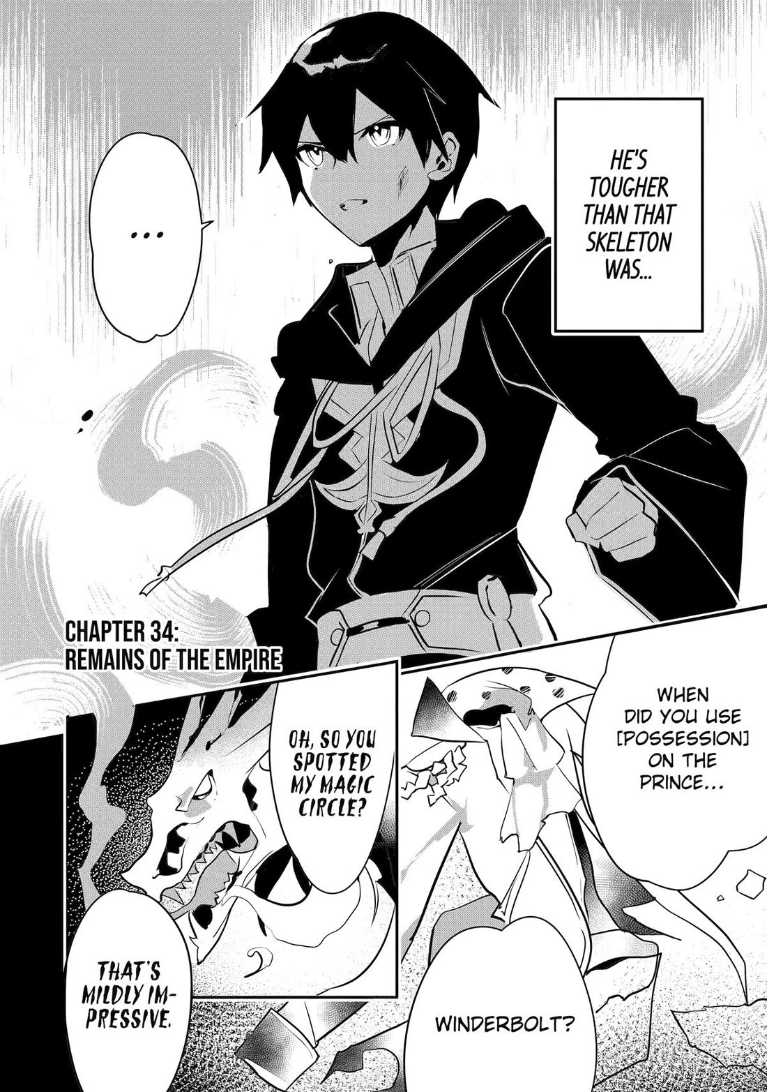 Mamono wo Shitagaeru "Teiin" wo Motsu Tensei Kenjya~ Katsute no Maho to Jyuma de Hissori Saikyo no Bokensha ninaru~ Chapter 34 page 2 - Chapter 34