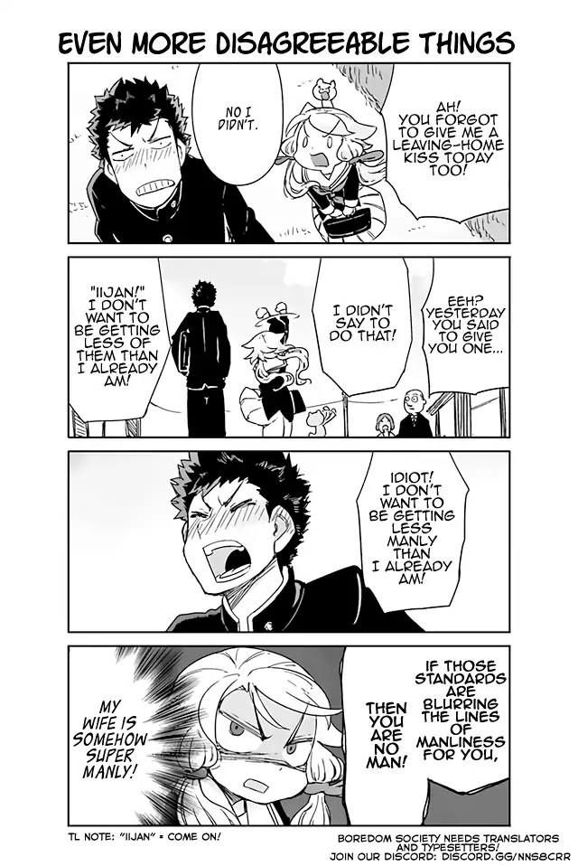 Manabi Ikiru ha Huuhu no Tsutome Chapter 16 page 1 - Chapter 16: Even More Disagreeable Things