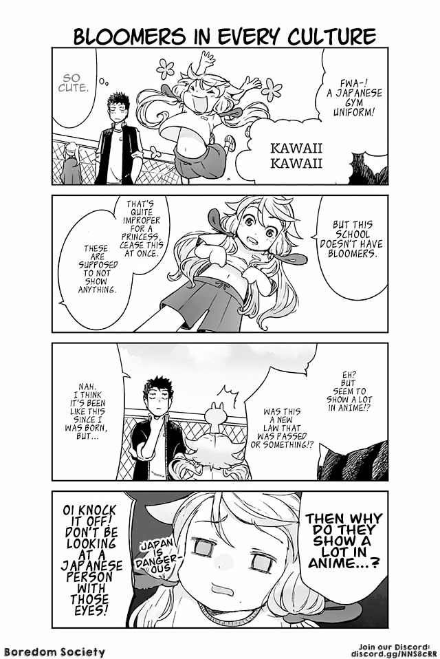Manabi Ikiru ha Huuhu no Tsutome Chapter 22 page 1 - Chapter 22: Bloomers in Every Culture