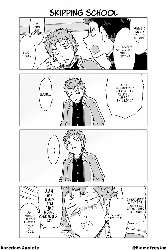 Manabi Ikiru ha Huuhu no Tsutome Chapter 30 page 1 - Chapter 30: Skipping School