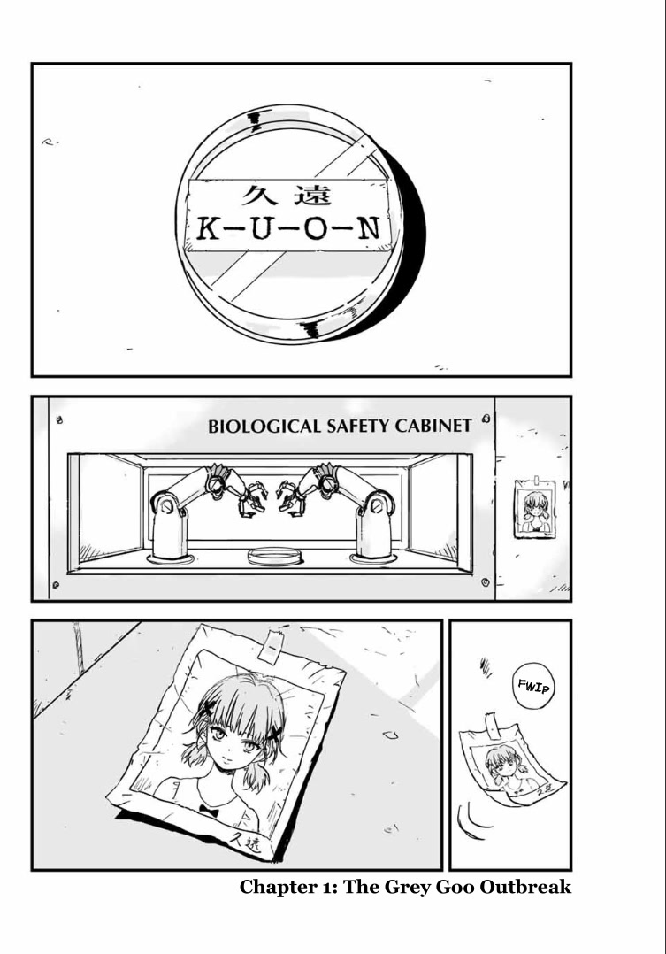 Manatsu no Grey Goo Chapter 1 page 1 - Chapter 1: The Grey Goo Outbreak