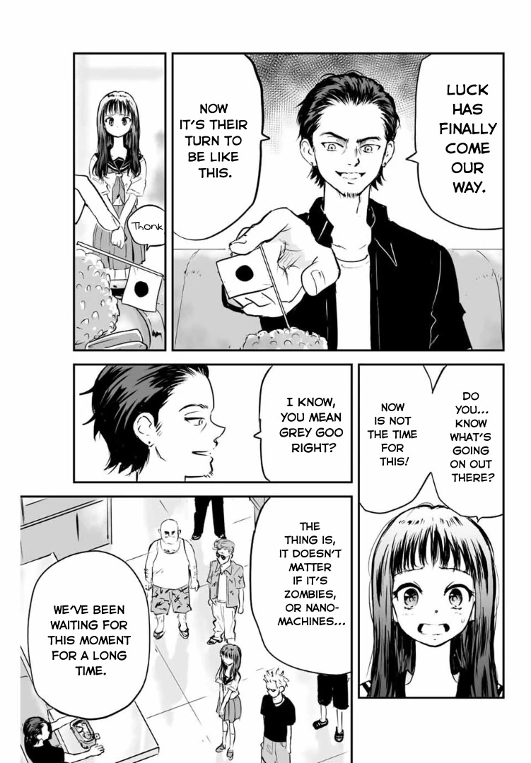 Manatsu no Grey Goo Chapter 10 page 13 - Chapter 10: The Day the World Fell Apart
