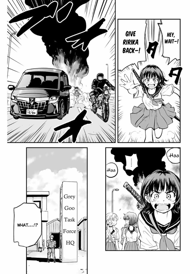 Manatsu no Grey Goo Chapter 10 page 3 - Chapter 10: The Day the World Fell Apart