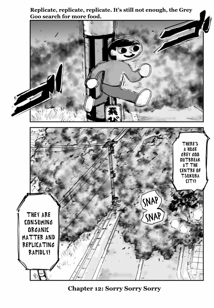 Manatsu no Grey Goo Chapter 12 page 1 - Chapter 12: Sorry Sorry Sorry