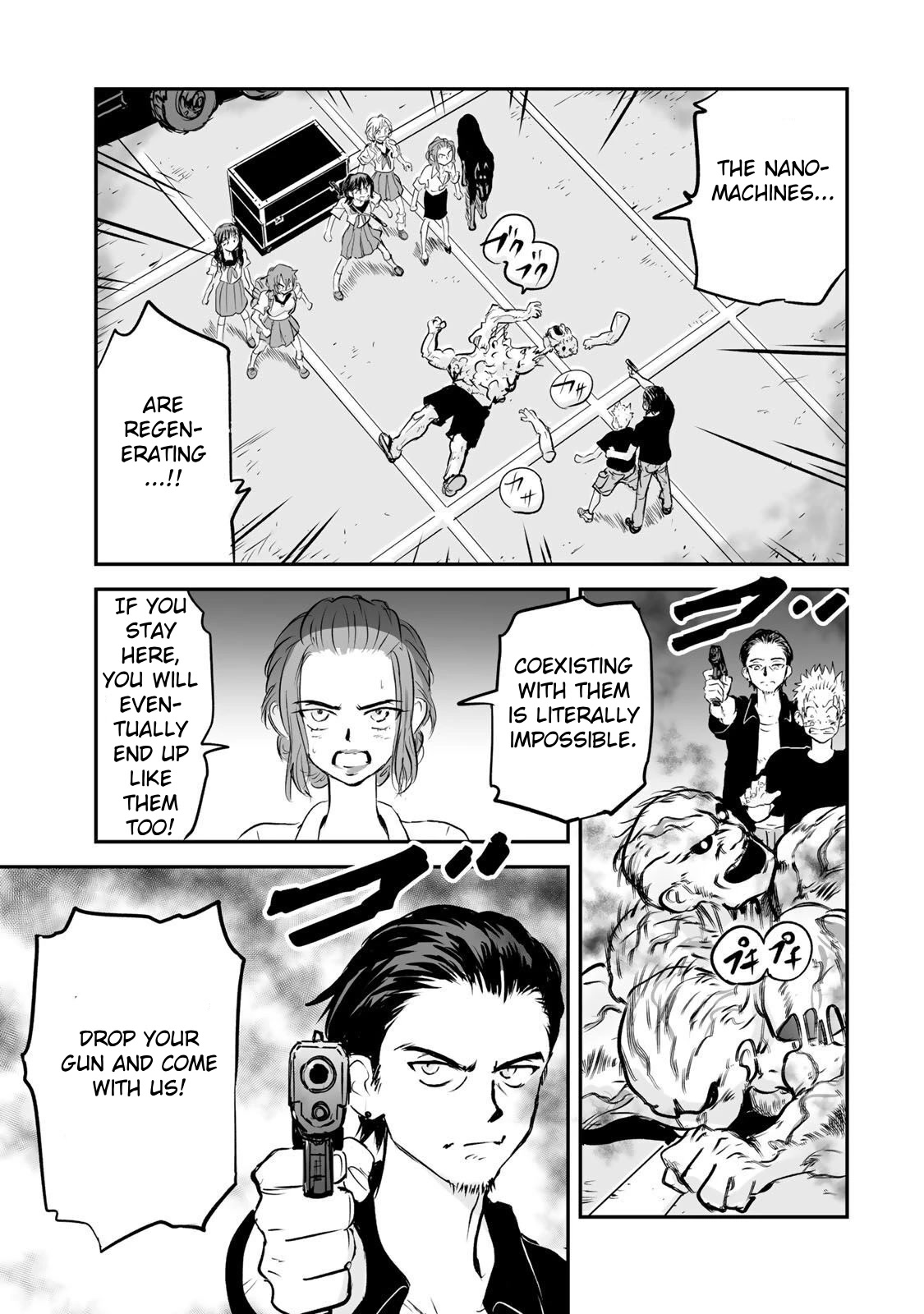 Manatsu no Grey Goo Chapter 14 page 5 - Chapter 14: All-Out Attack