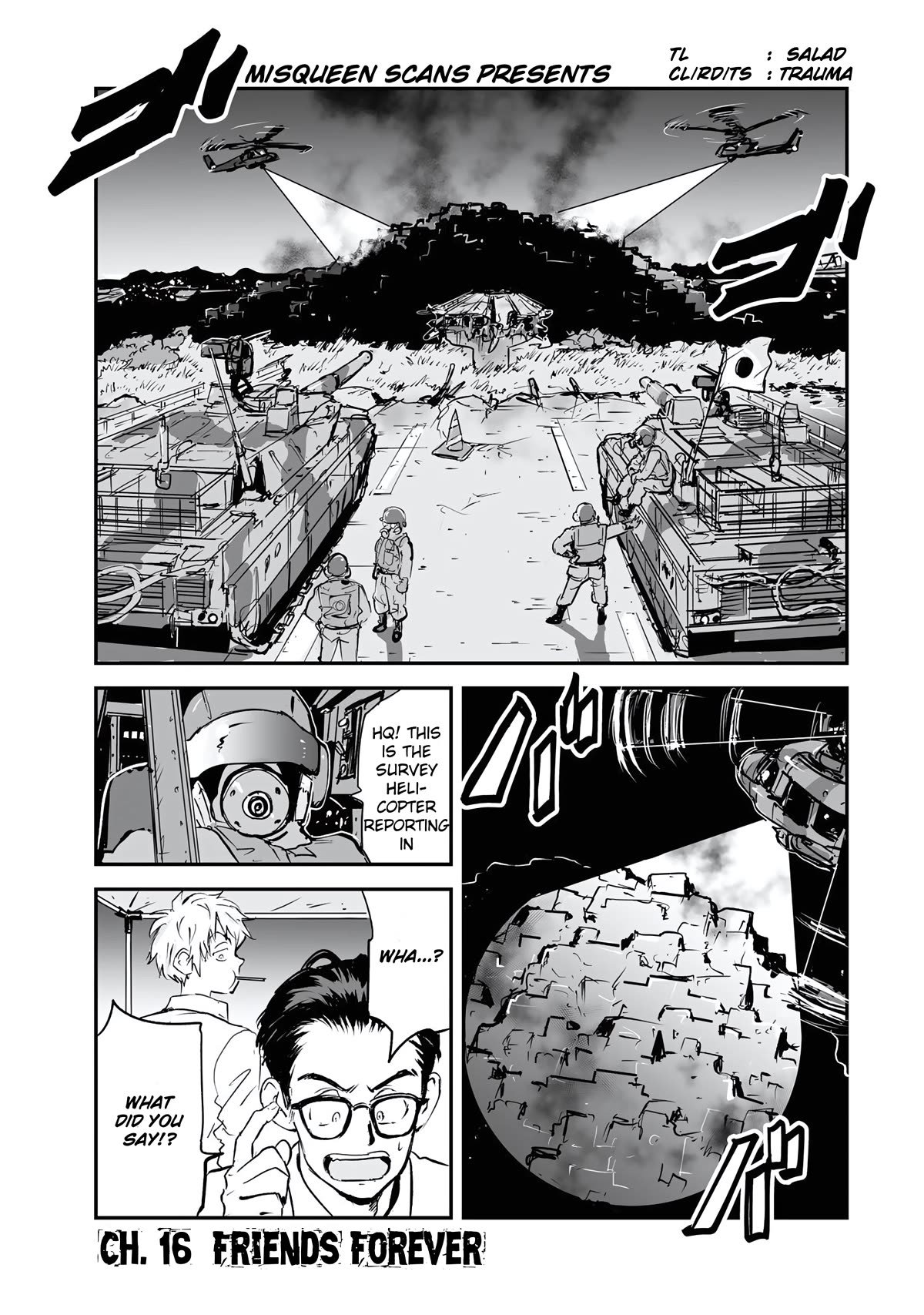 Manatsu no Grey Goo Chapter 16 page 1 - Chapter 16: Friends Forever