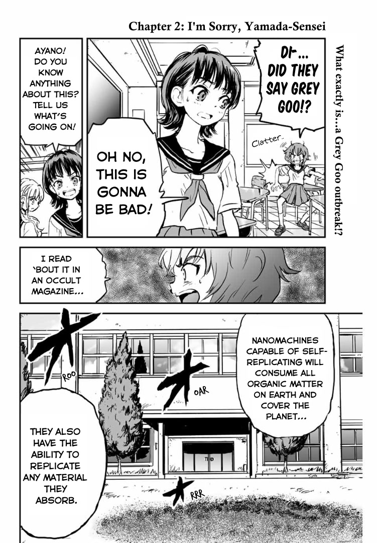Manatsu no Grey Goo Chapter 2 page 1 - Chapter 2: I'm Sorry, Yamada-Sensei
