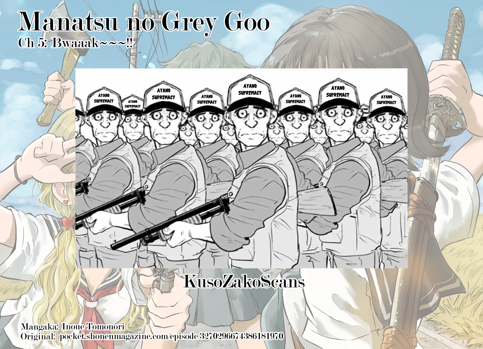 Manatsu no Grey Goo Chapter 5 page 18 - Chapter 5: Bwaaak~~~!!