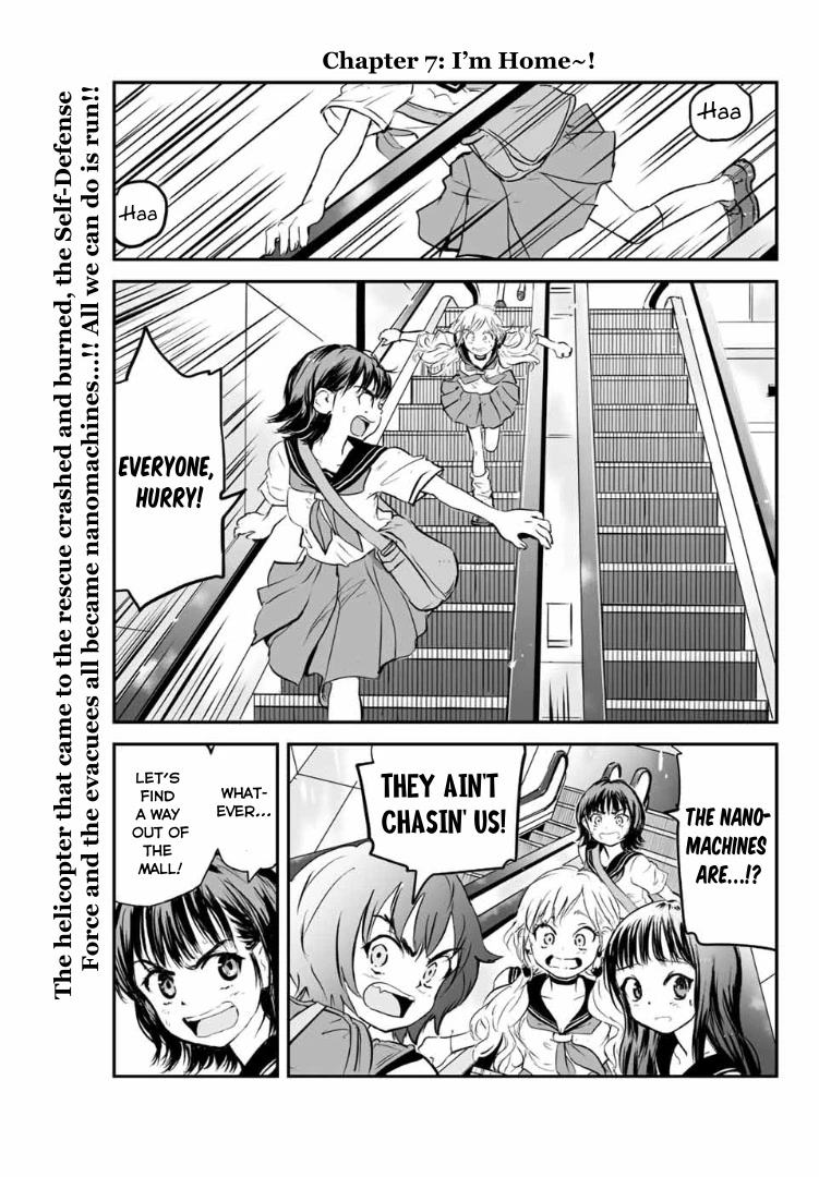 Manatsu no Grey Goo Chapter 7 page 1 - Chapter 7: I’m Home~!
