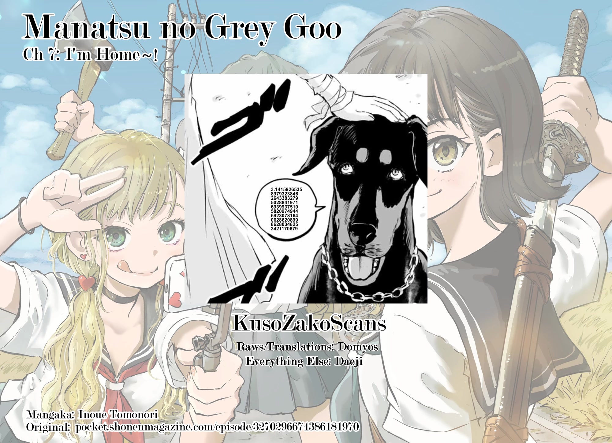 Manatsu no Grey Goo Chapter 7 page 19 - Chapter 7: I’m Home~!