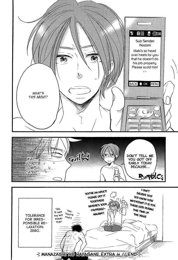 Manazashi no Hayagane Chapter 5.5 page 15 - Chapter 5.5: After lesson - Makino x Izumi
