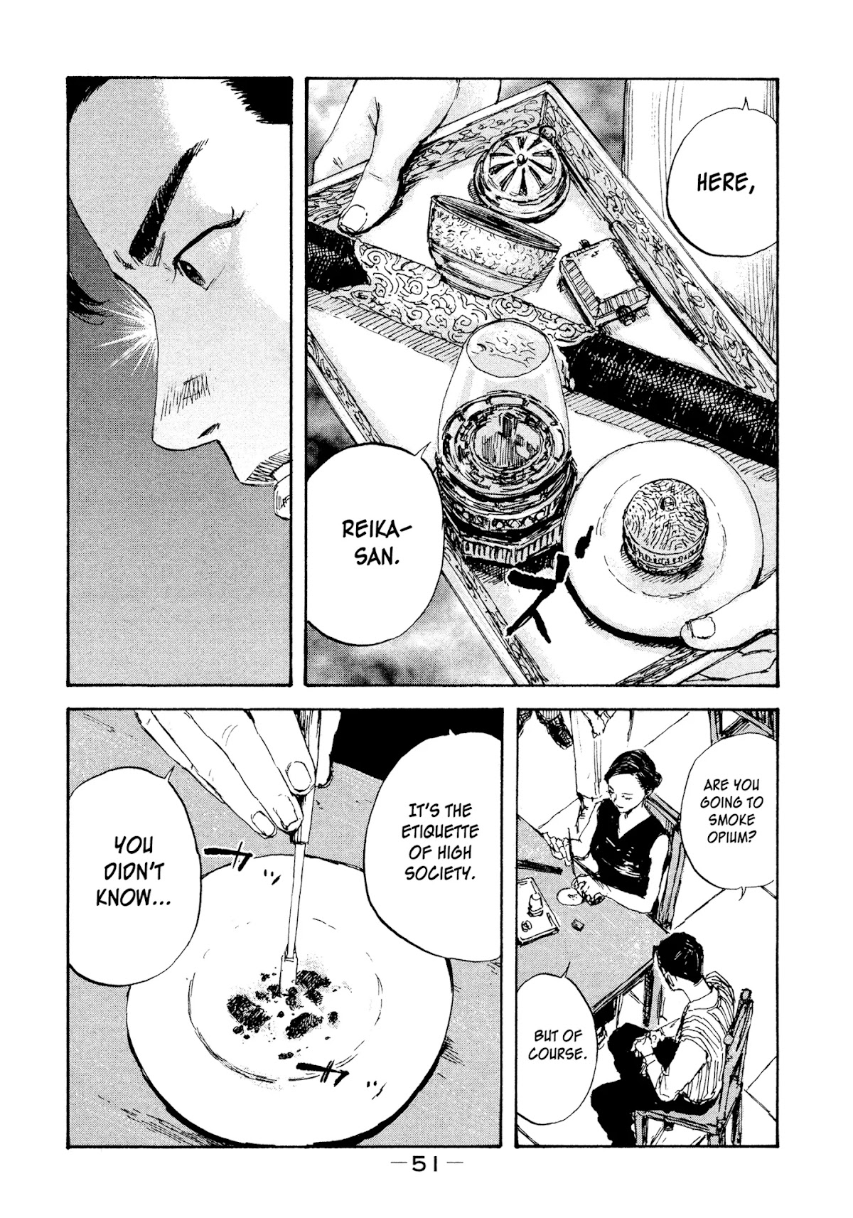 Manchuria Opium Squad Chapter 19 page 13 - Chapter 19: Pleasure