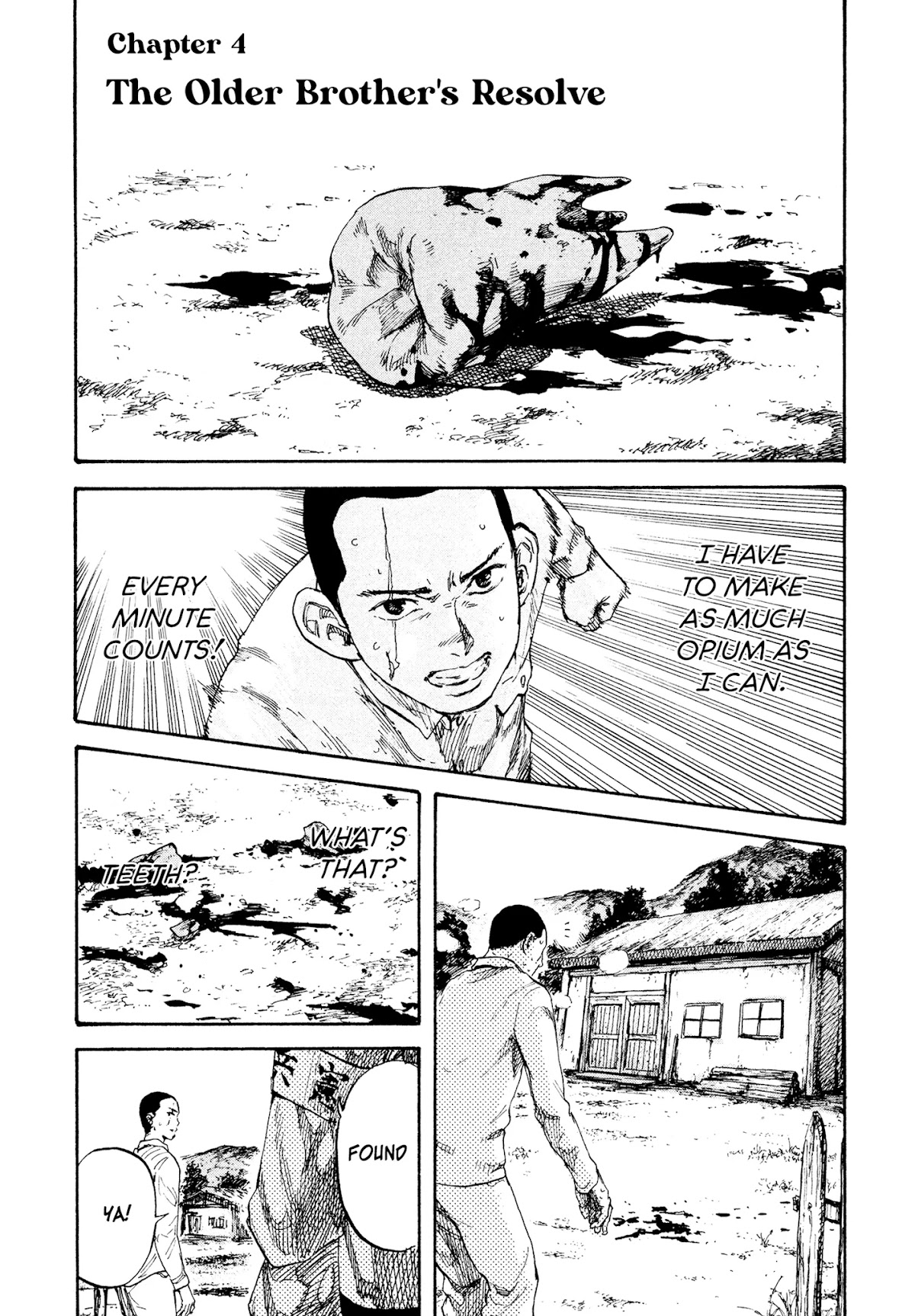 Manchuria Opium Squad Chapter 4 page 1 - Chapter 4: The Older Brother’s Resolve