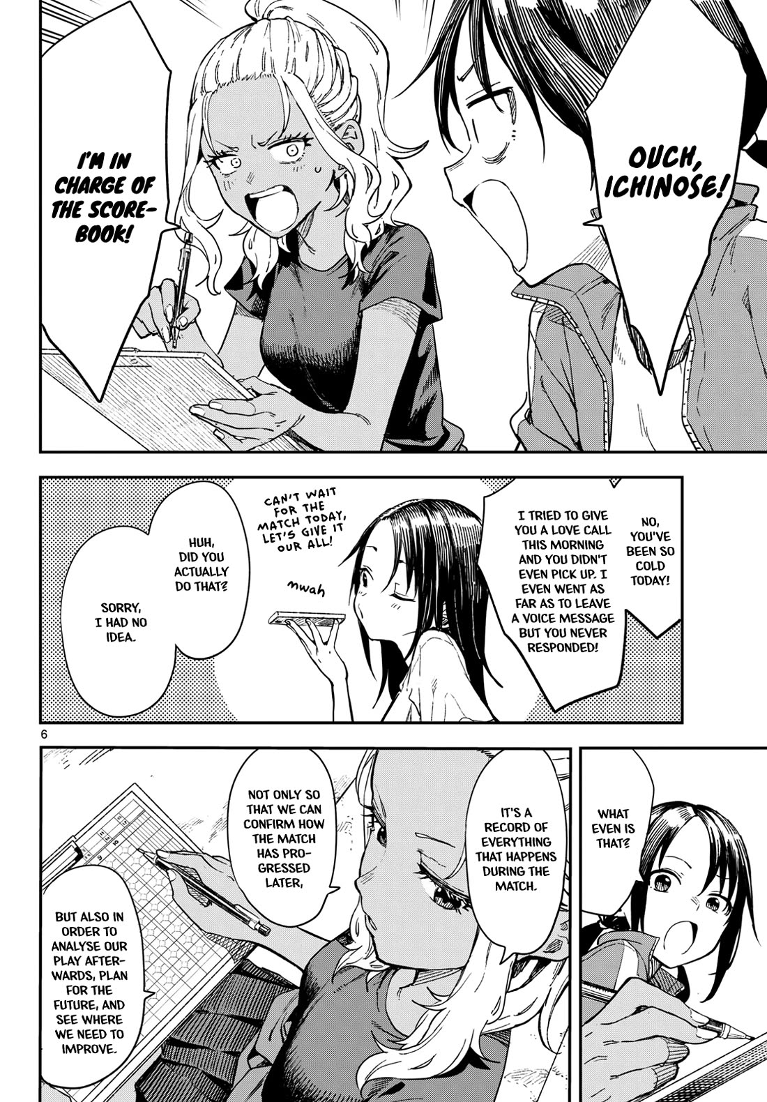 Mane Mane Nichi Nichi Chapter 17 page 6 - Chapter 17: Practice match