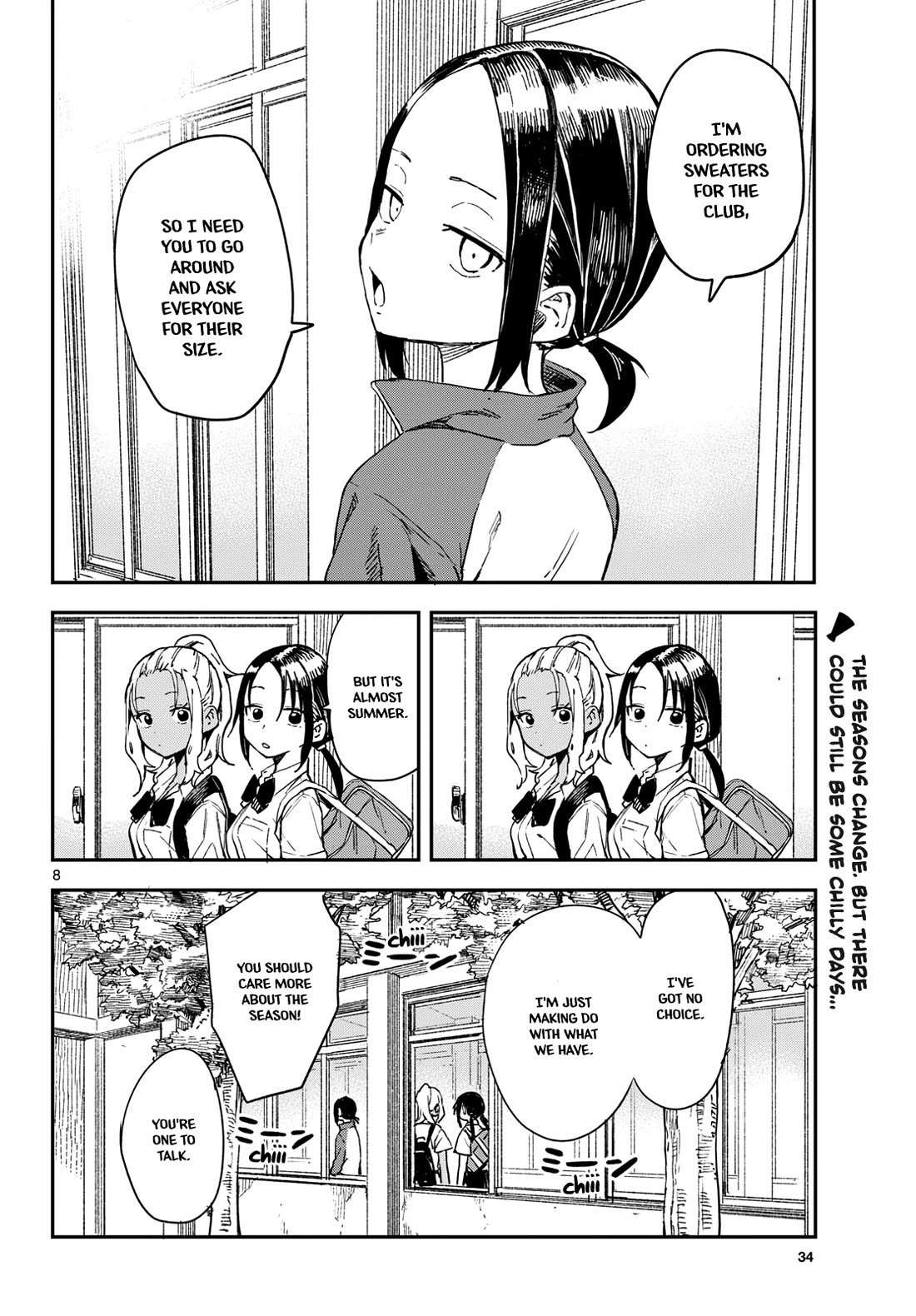 Mane Mane Nichi Nichi Chapter 20 page 8 - Chapter 20: Uniform Change