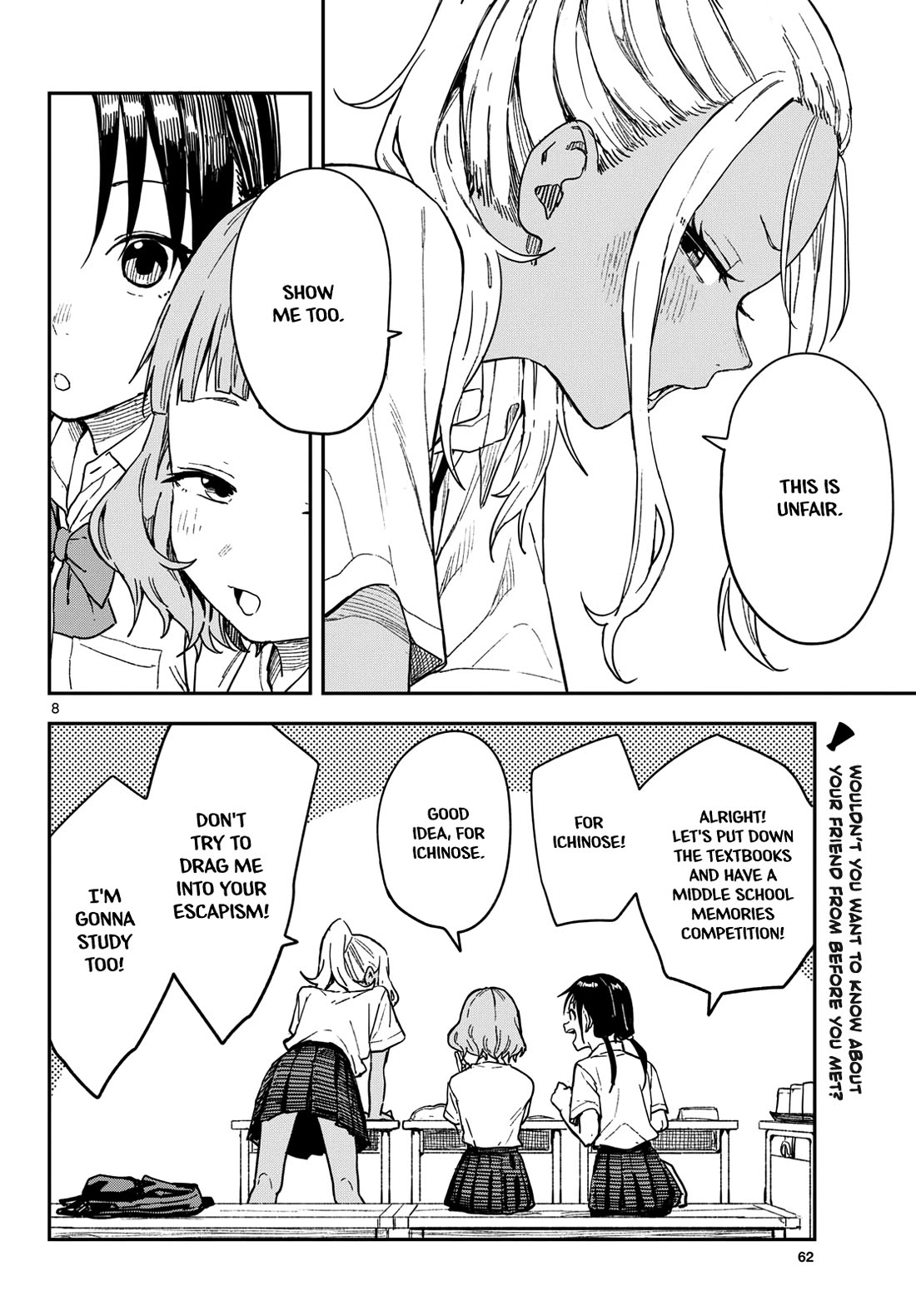 Mane Mane Nichi Nichi Chapter 39 page 8 - Chapter 39: Escapism