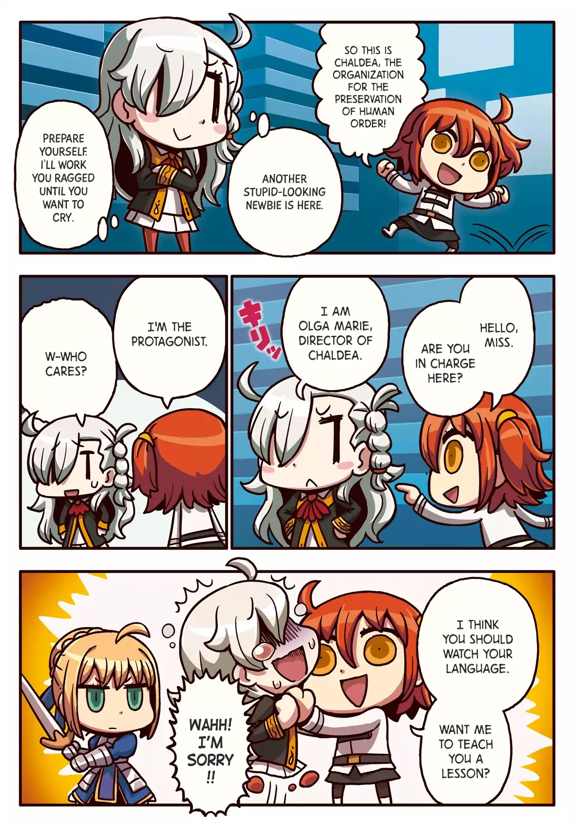 Manga de Wakaru! Fate/Grand Order Chapter 1.1 page 1 - Vol.1 Chapter 1: It Finally Begins! Fate/Grand Order!