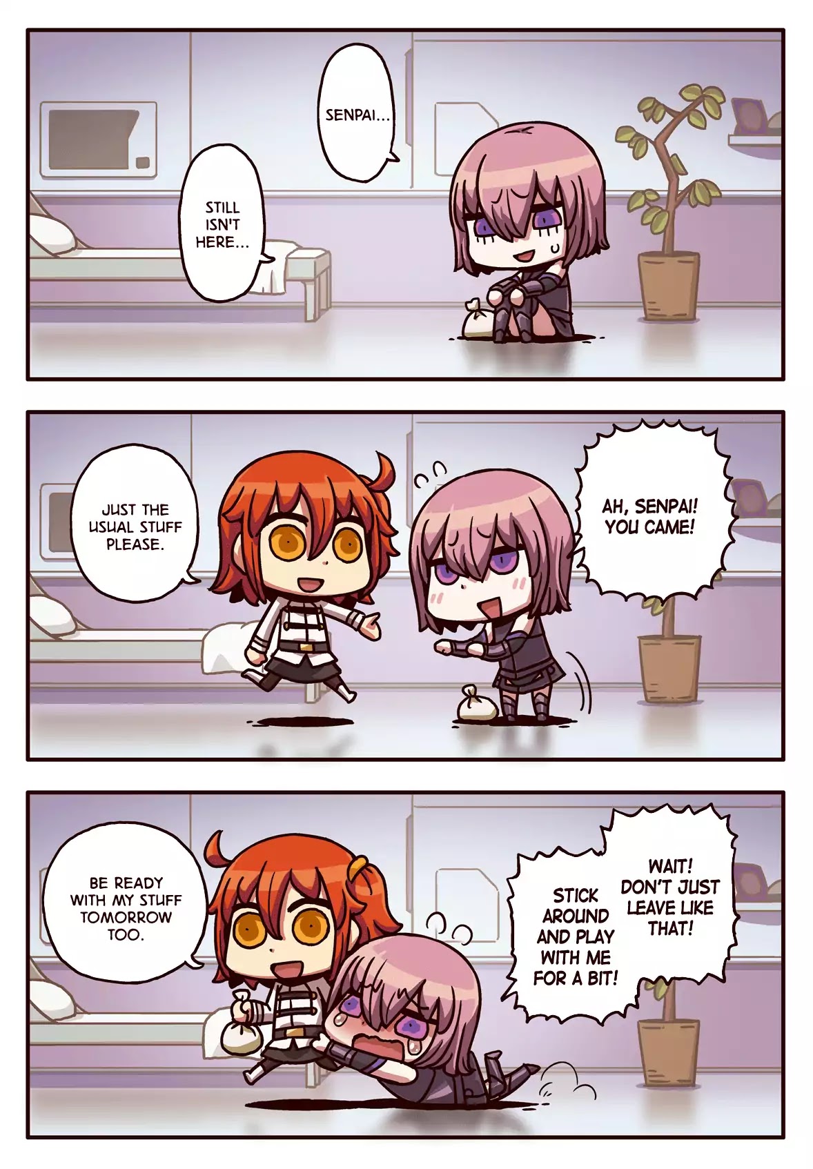 Manga de Wakaru! Fate/Grand Order Chapter 1.10 page 1 - Vol.1 Chapter 10: Login Daily for Rewards