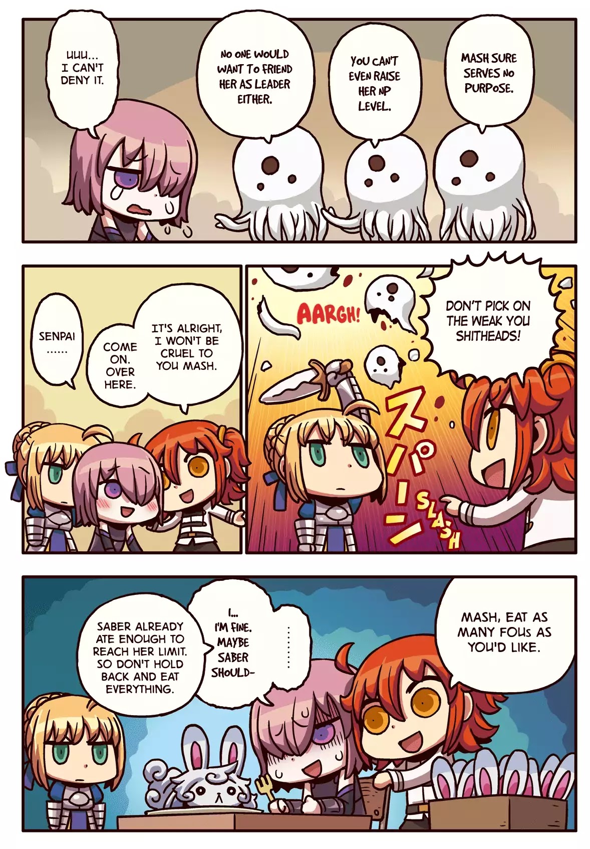 Manga de Wakaru! Fate/Grand Order Chapter 2.11 page 1 - Vol.2 Chapter 11: Cherish Mash