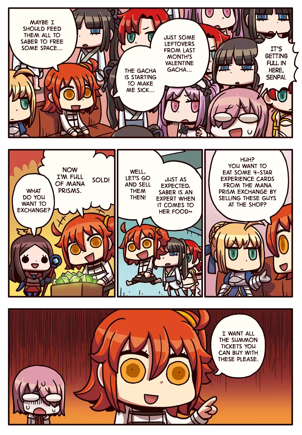 Manga de Wakaru! Fate/Grand Order Chapter 2.14 page 1 - Vol.2 Chapter 14: Practical Use