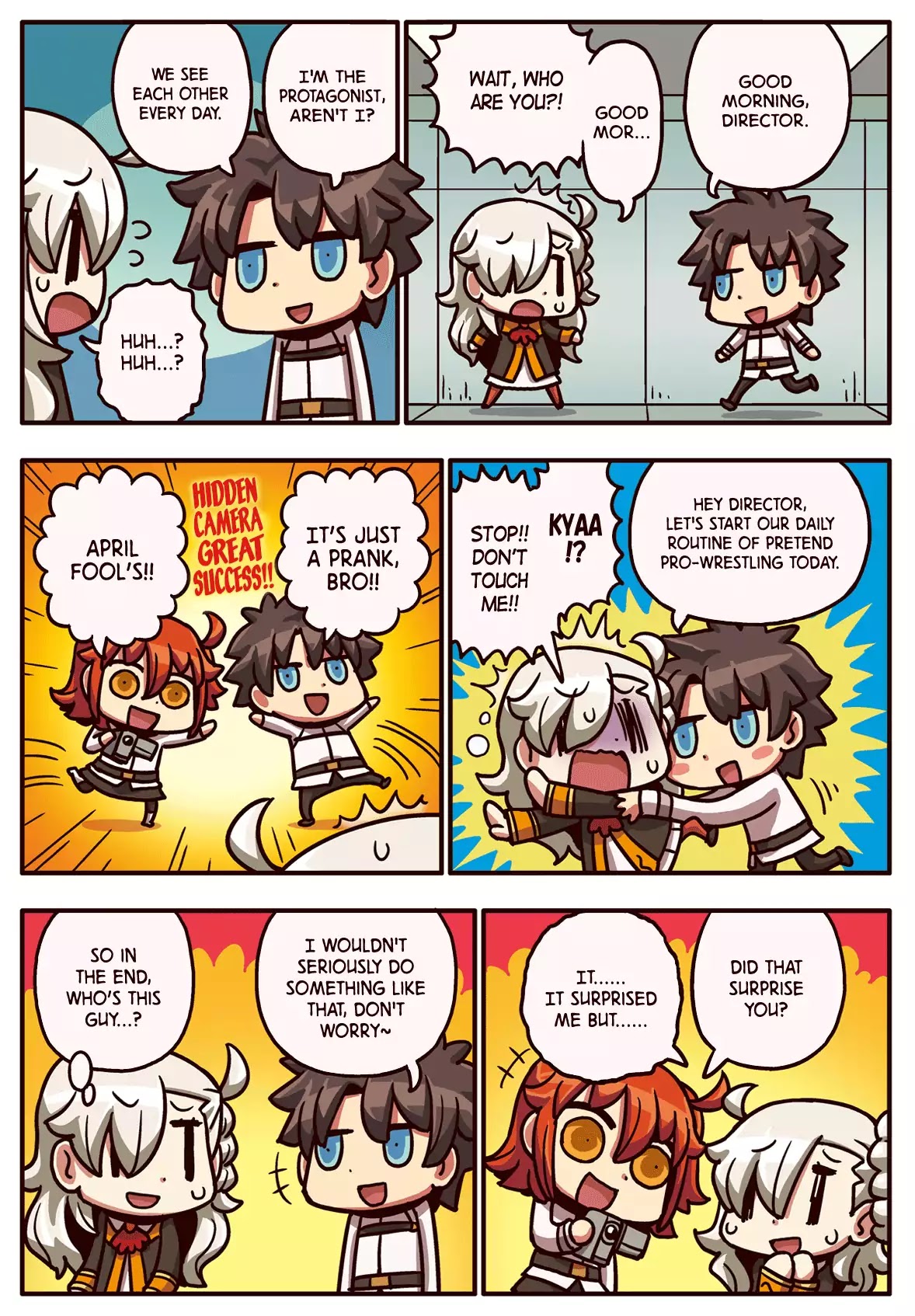 Manga de Wakaru! Fate/Grand Order Chapter 2.16 page 1 - Vol.2 Chapter 16: Mysterious Guy