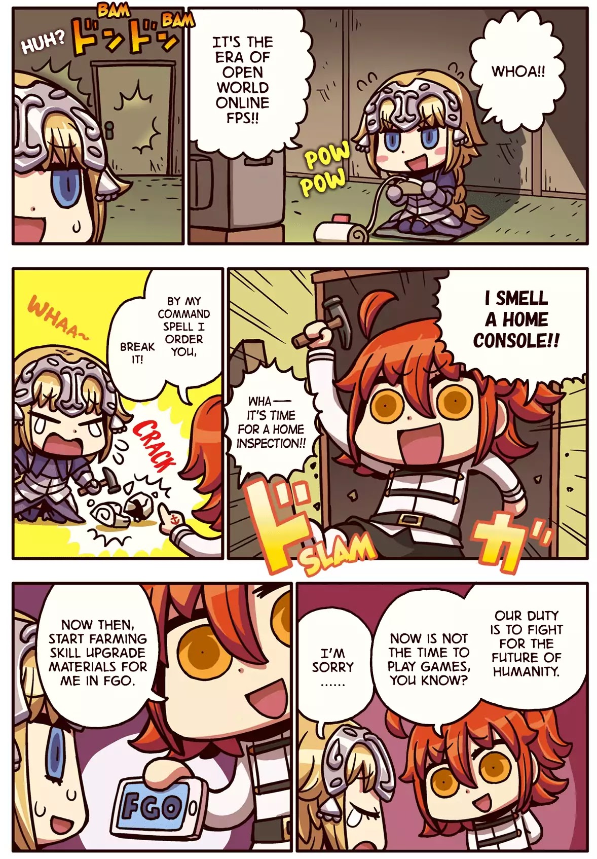 Manga de Wakaru! Fate/Grand Order Chapter 2.19 page 1 - Vol.2 Chapter 19: For the Future of Humanity